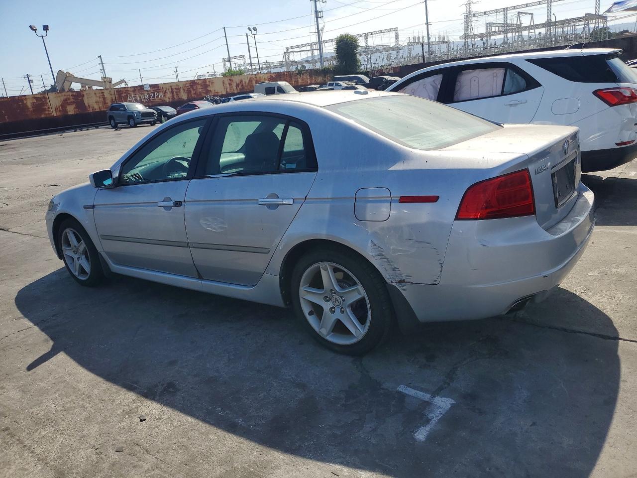 2004 Acura Tl Silver vin: 19UUA66274A053063