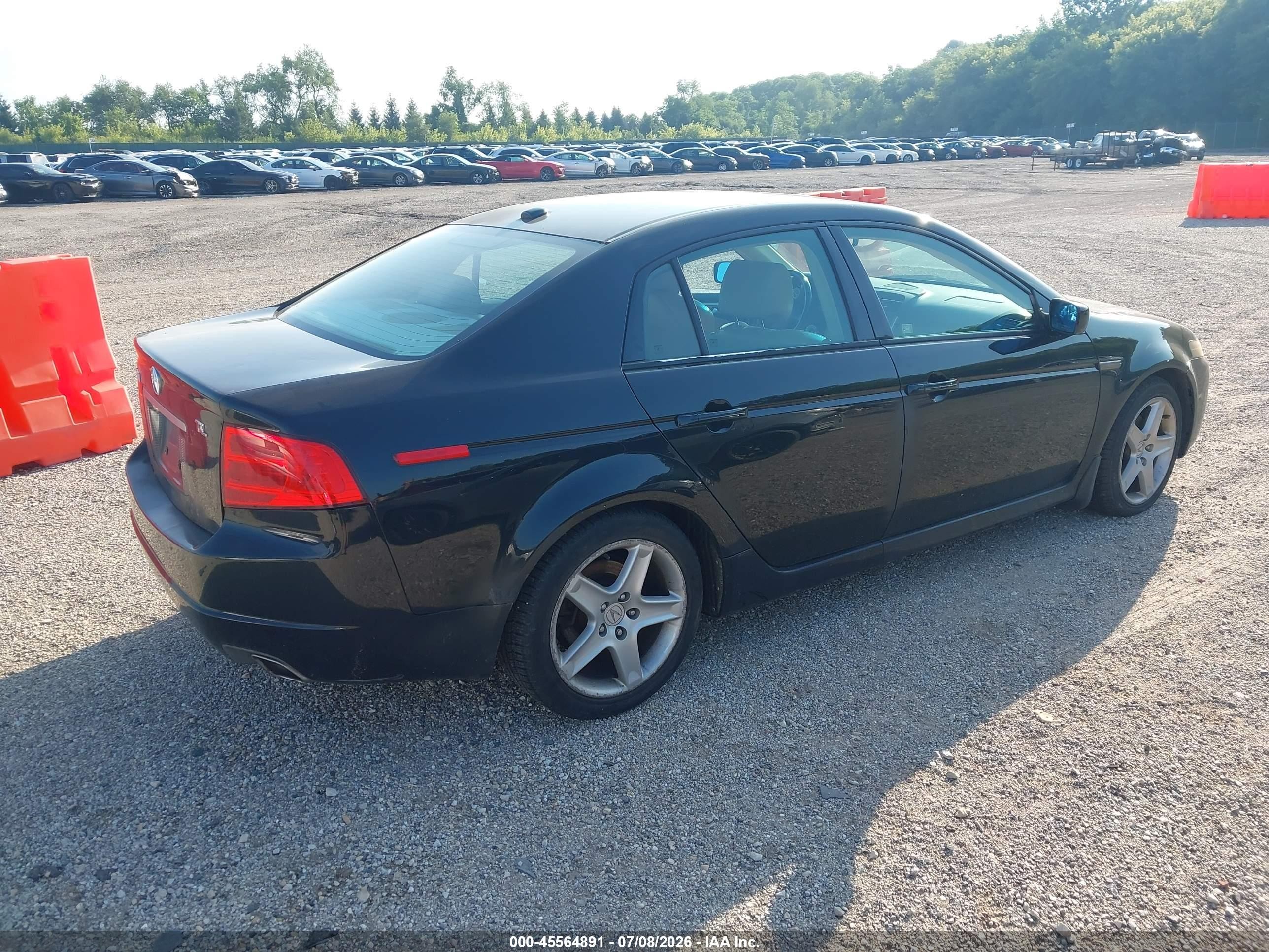 2004 Acura Tl   Black vin: 19UUA66274A071997