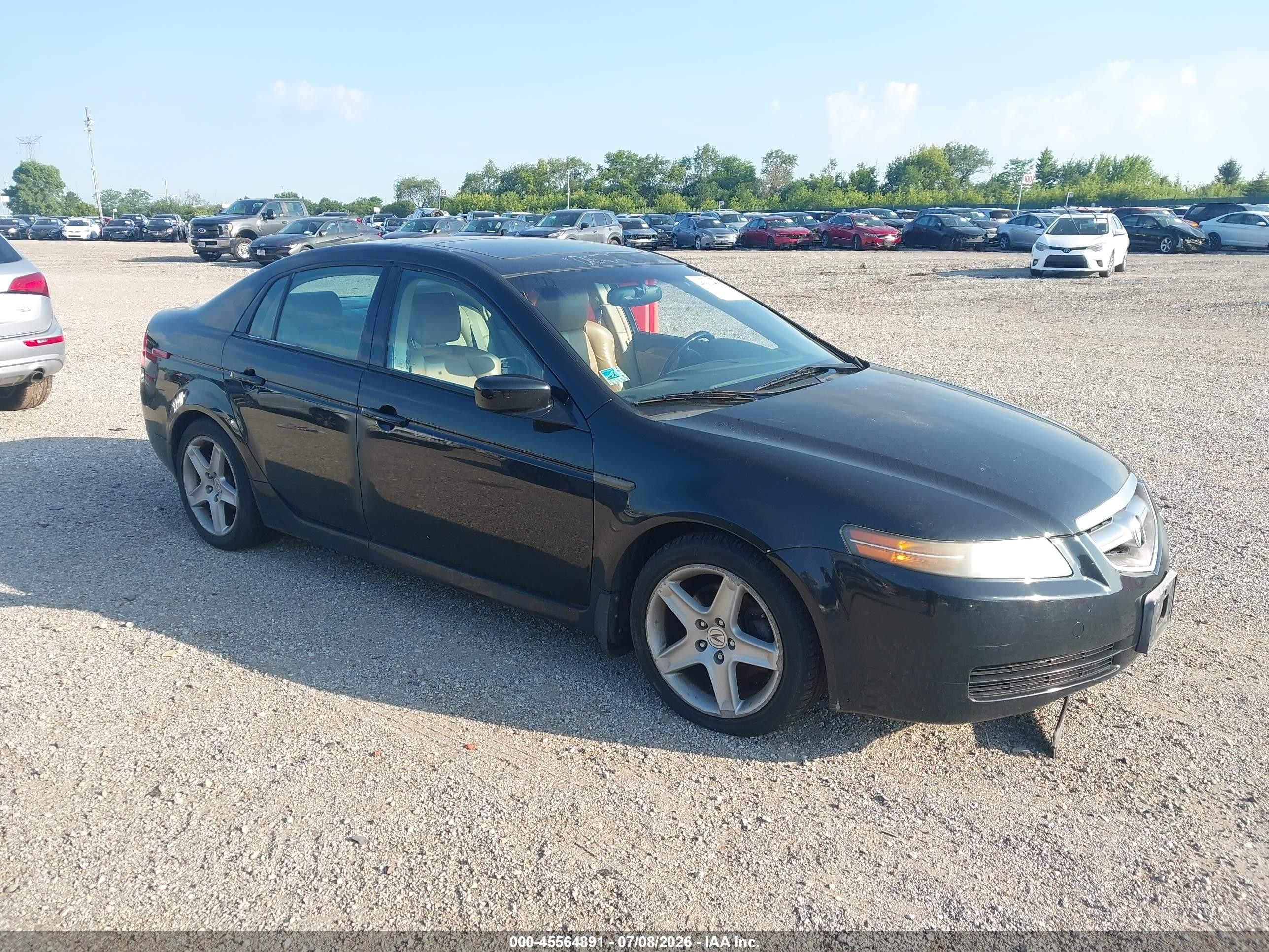 2004 Acura Tl   Black vin: 19UUA66274A071997