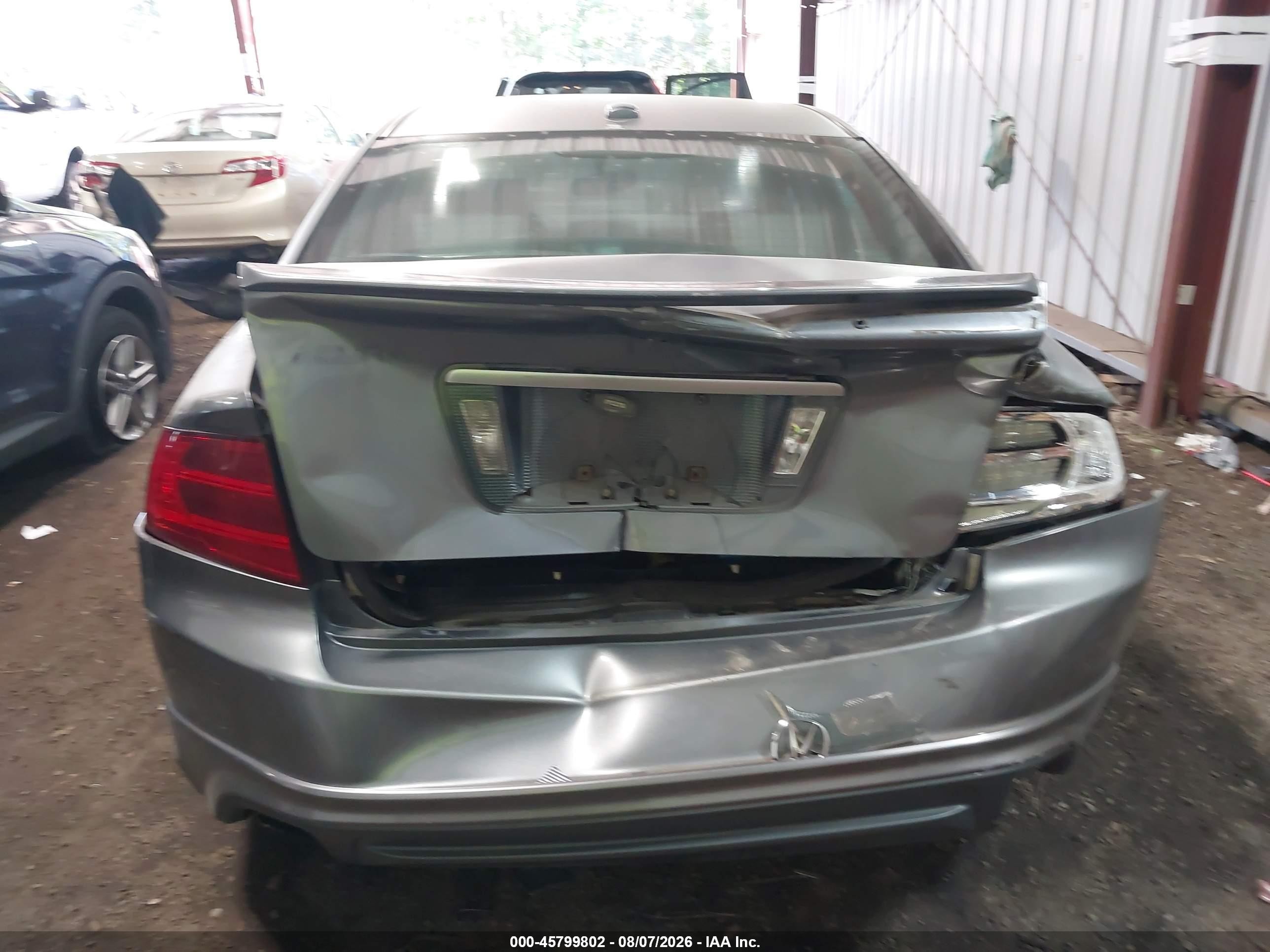 2005 Acura Tl   Gray vin: 19UUA66275A004110