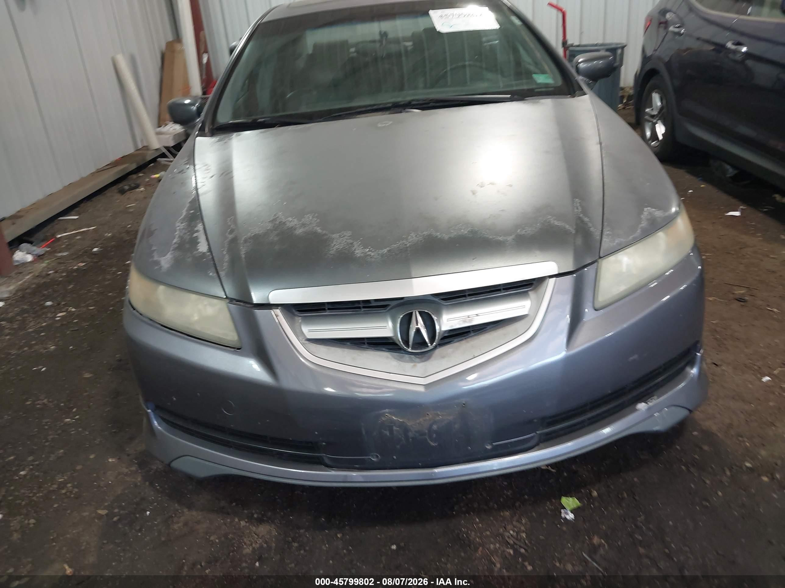 2005 Acura Tl   Gray vin: 19UUA66275A004110
