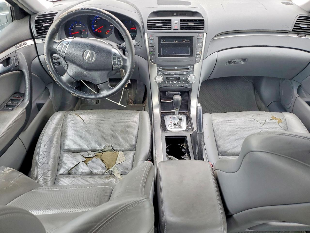 2005 Acura Tl Gray vin: 19UUA66275A036166