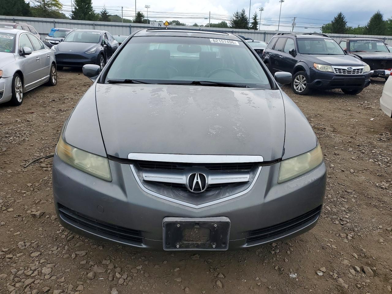 2005 Acura Tl Gray vin: 19UUA66275A036166