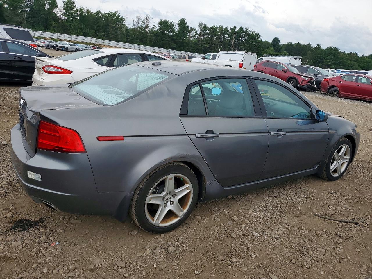 2005 Acura Tl Gray vin: 19UUA66275A036166