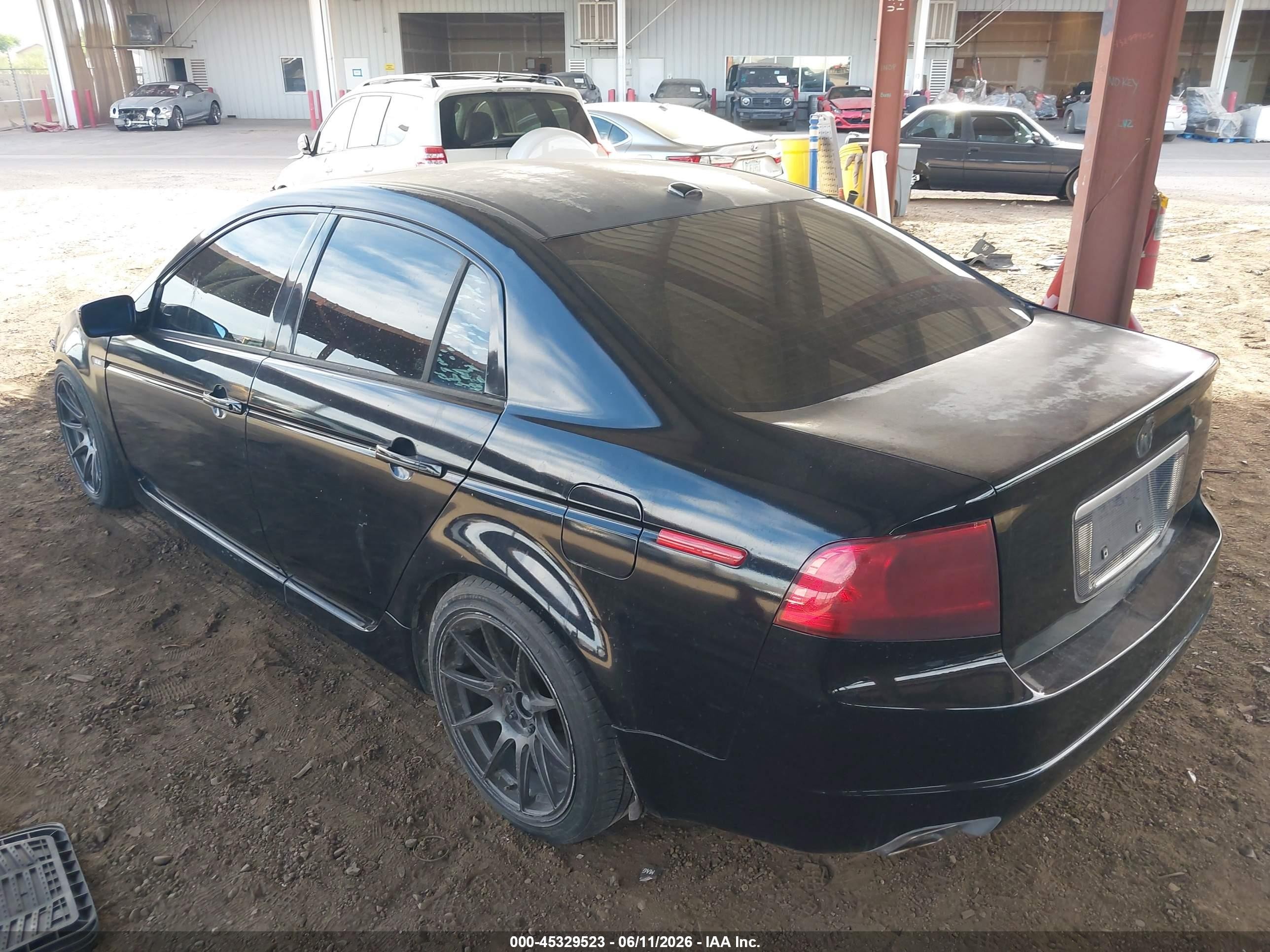2005 Acura Tl   Black vin: 19UUA66275A047006
