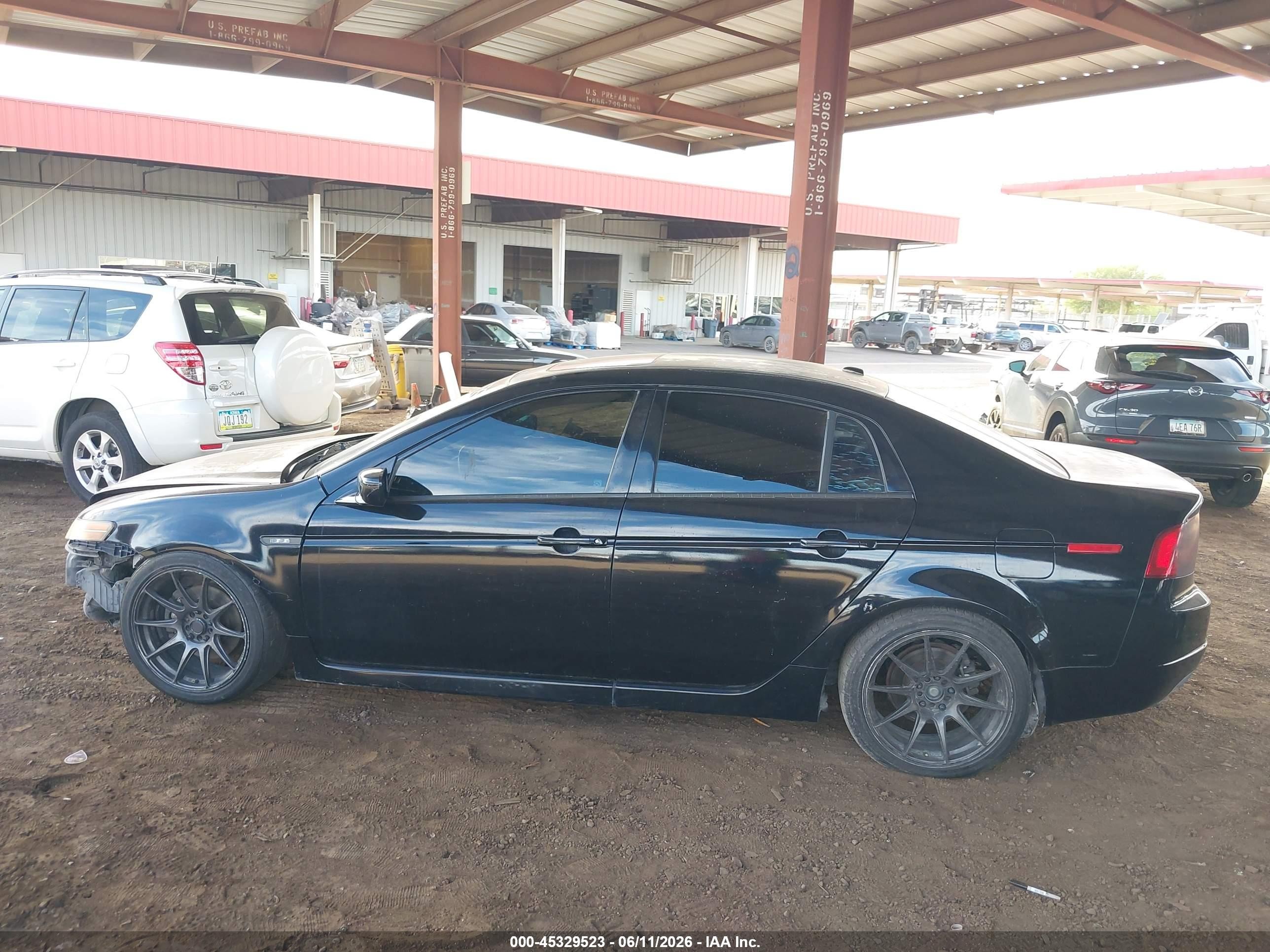 2005 Acura Tl   Black vin: 19UUA66275A047006