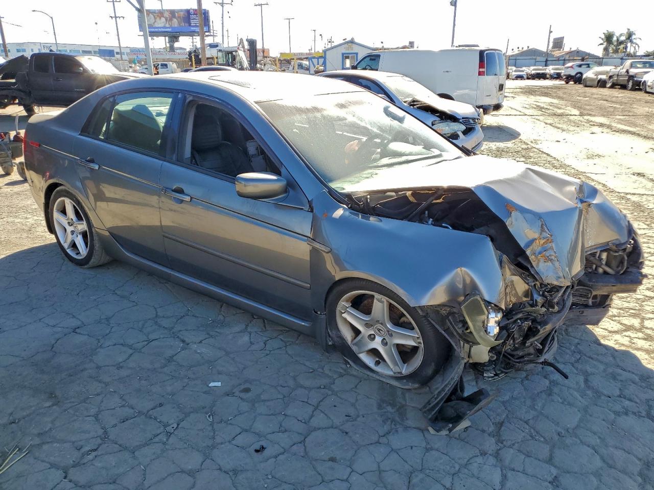 2005 Acura Tl Silver vin: 19UUA66275A064792