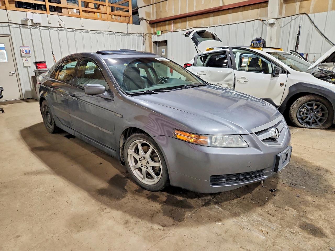 2005 Acura Tl Gray vin: 19UUA66275A082466