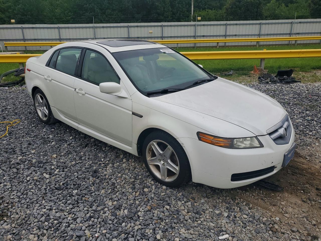 2006 Acura 3.2tl White vin: 19UUA66276A015531
