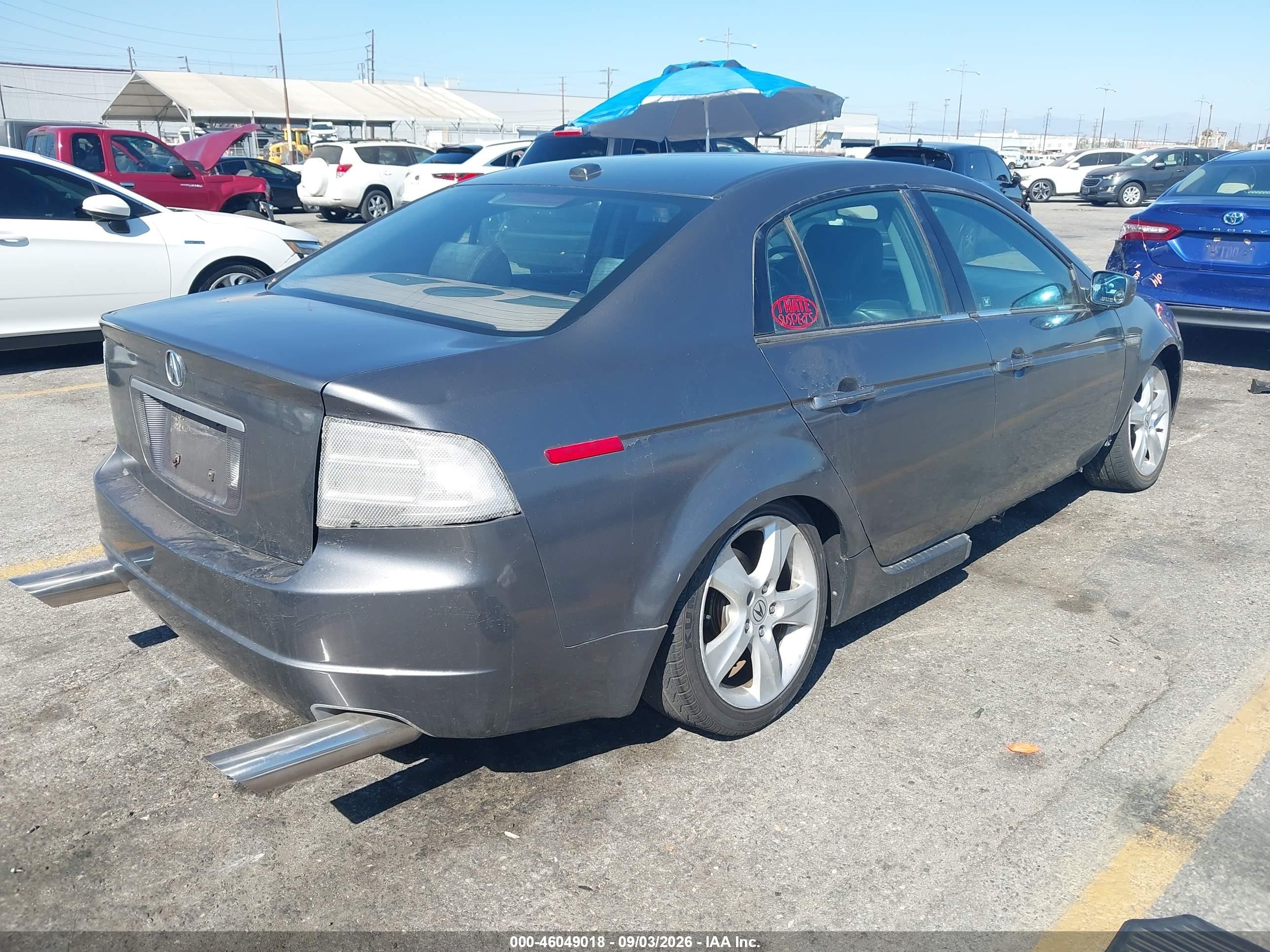 2006 Acura Tl   Коричневый vin: 19UUA66276A015867