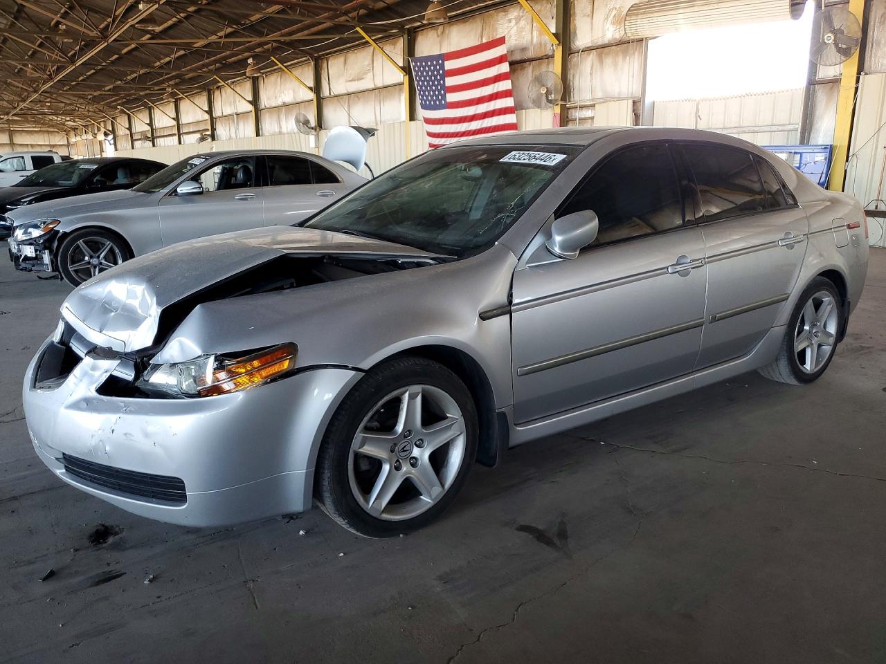 2006 Acura 3.2tl Silver vin: 19UUA66276A025217