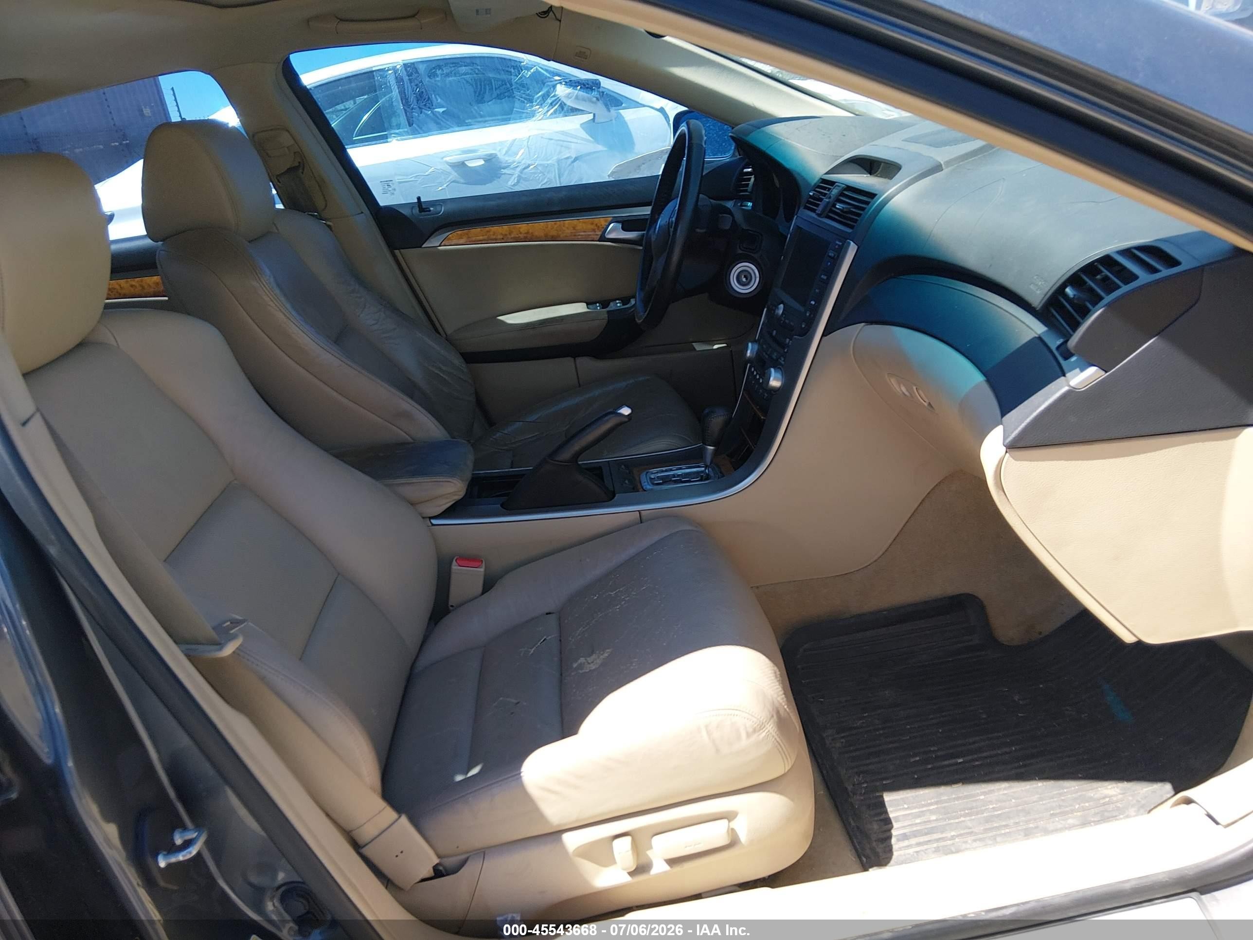 2006 Acura Tl   Gray vin: 19UUA66276A054250