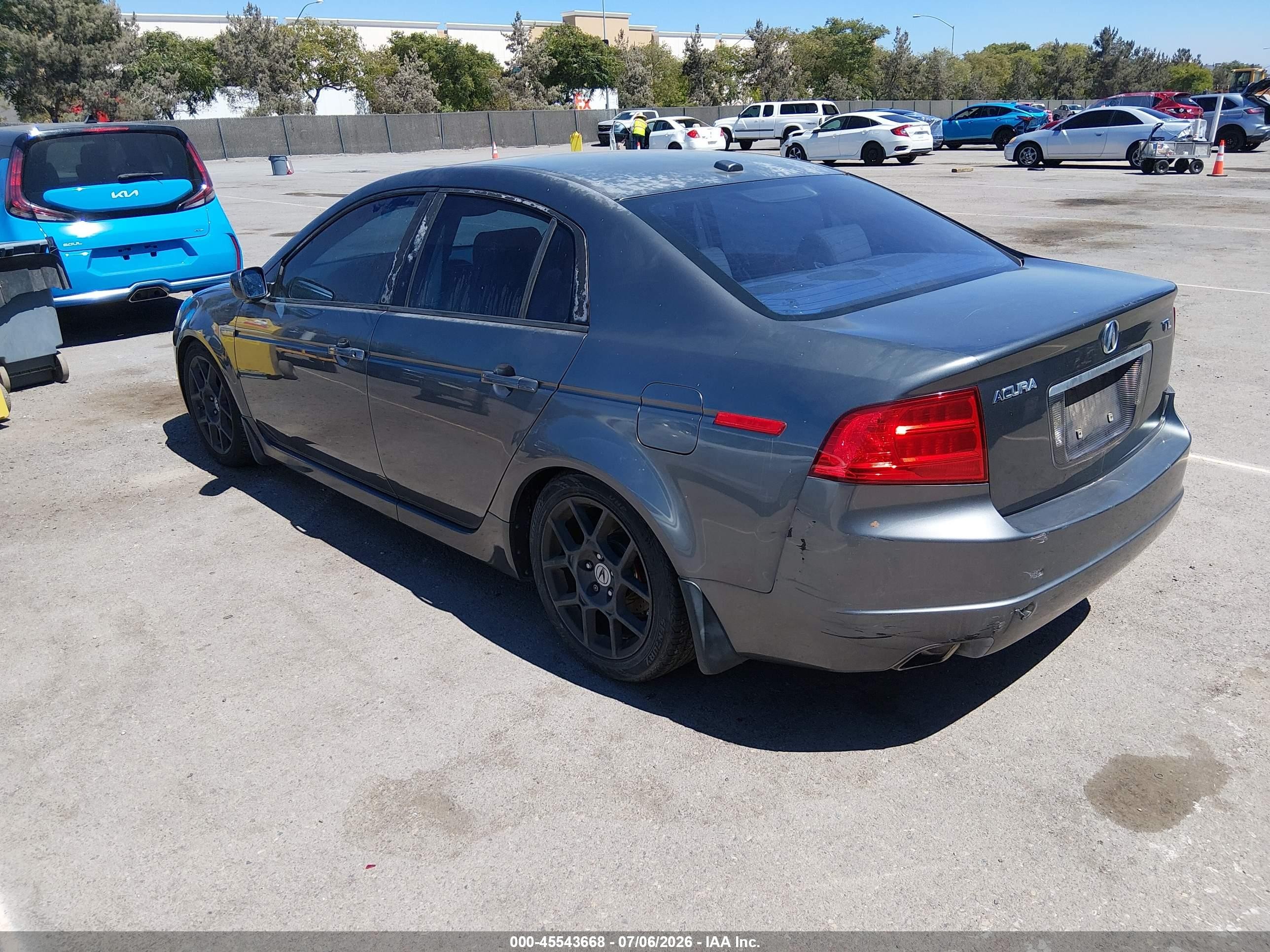 2006 Acura Tl   Gray vin: 19UUA66276A054250