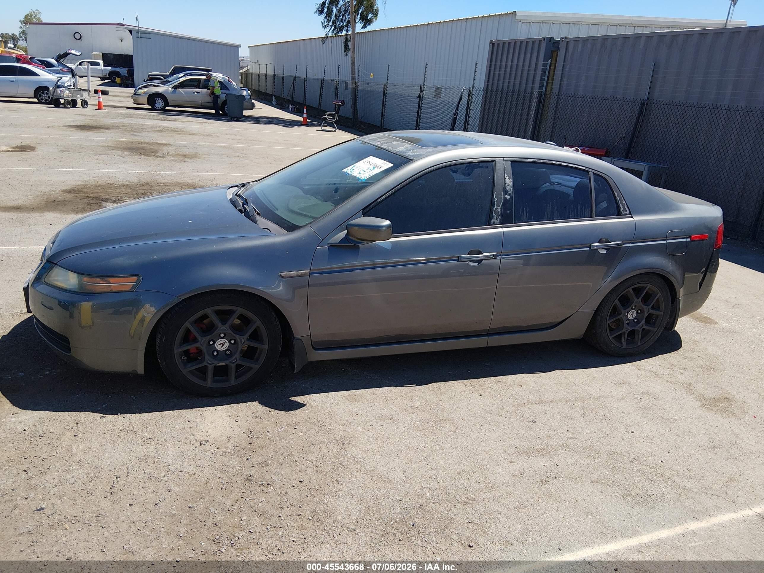 2006 Acura Tl   Gray vin: 19UUA66276A054250