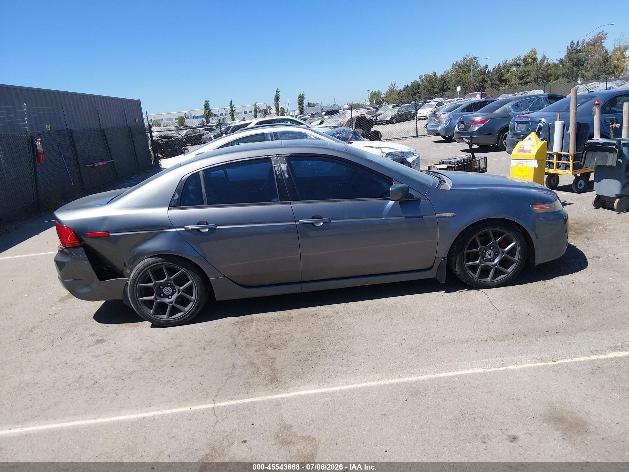 2006 Acura Tl   Gray vin: 19UUA66276A054250