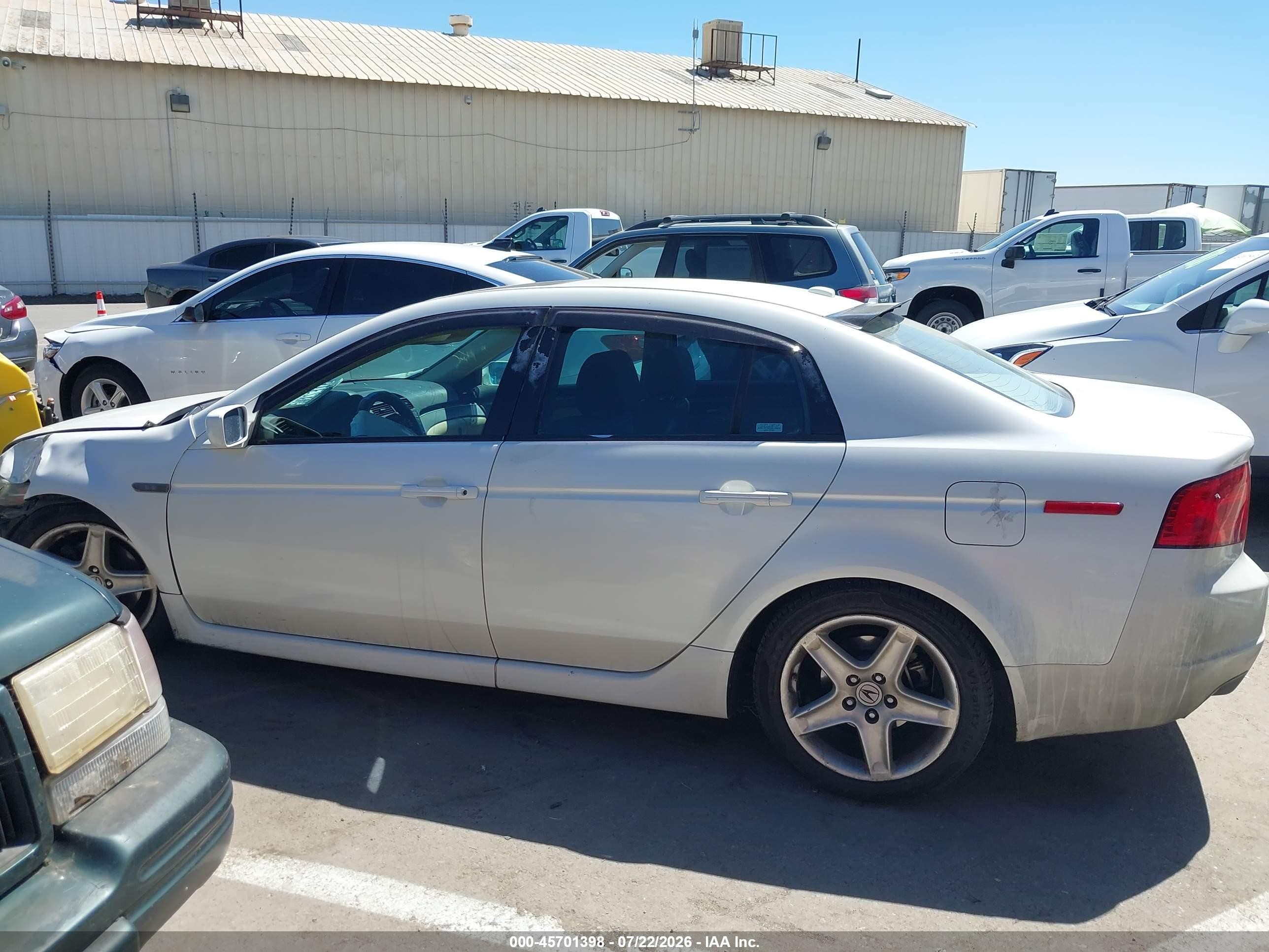 2006 Acura Tl   Белый vin: 19UUA66276A066687