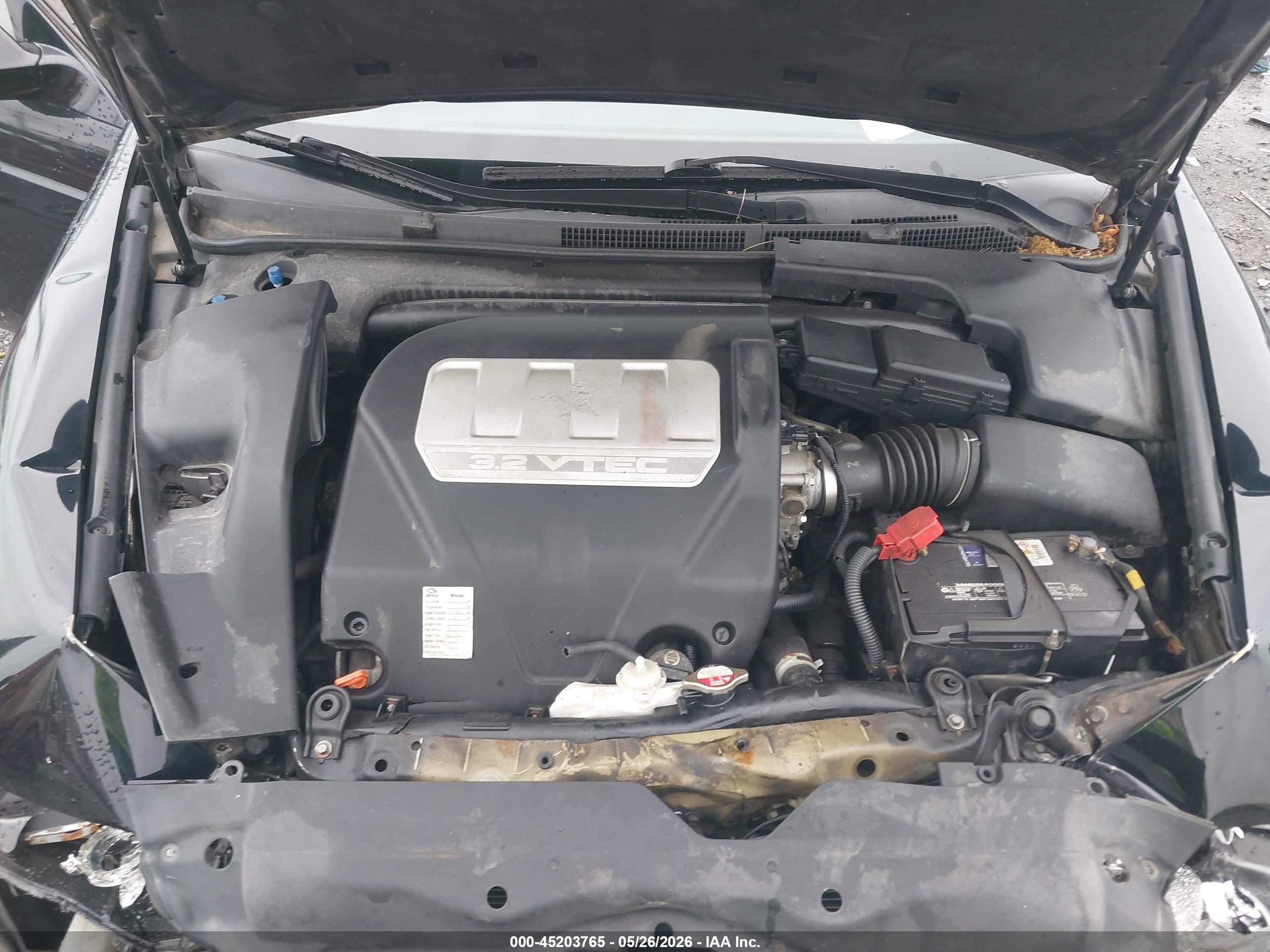 2007 Acura Tl 3.2 Черный vin: 19UUA66277A010055