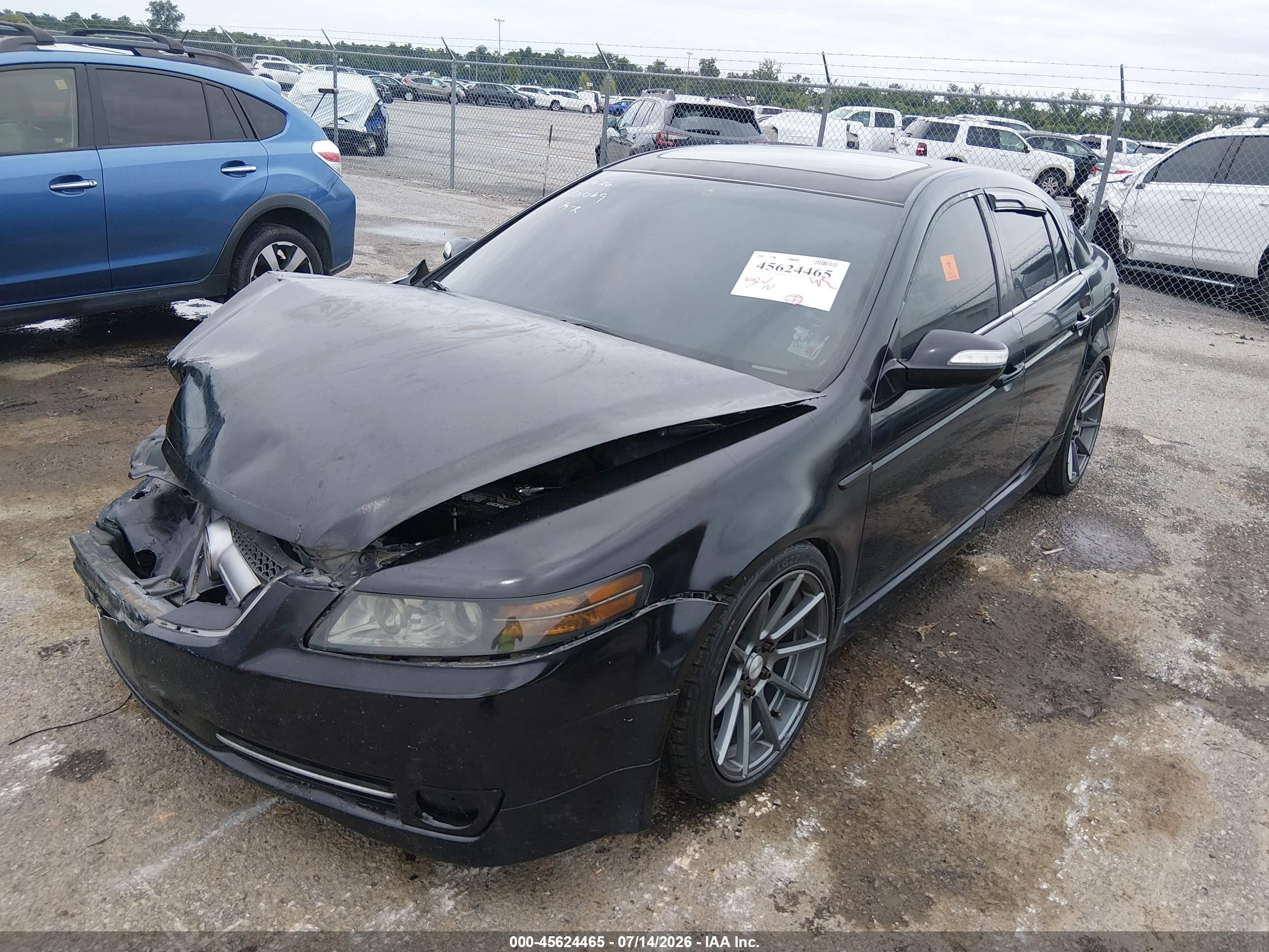 2007 Acura Tl 3.2 Черный vin: 19UUA66277A010069