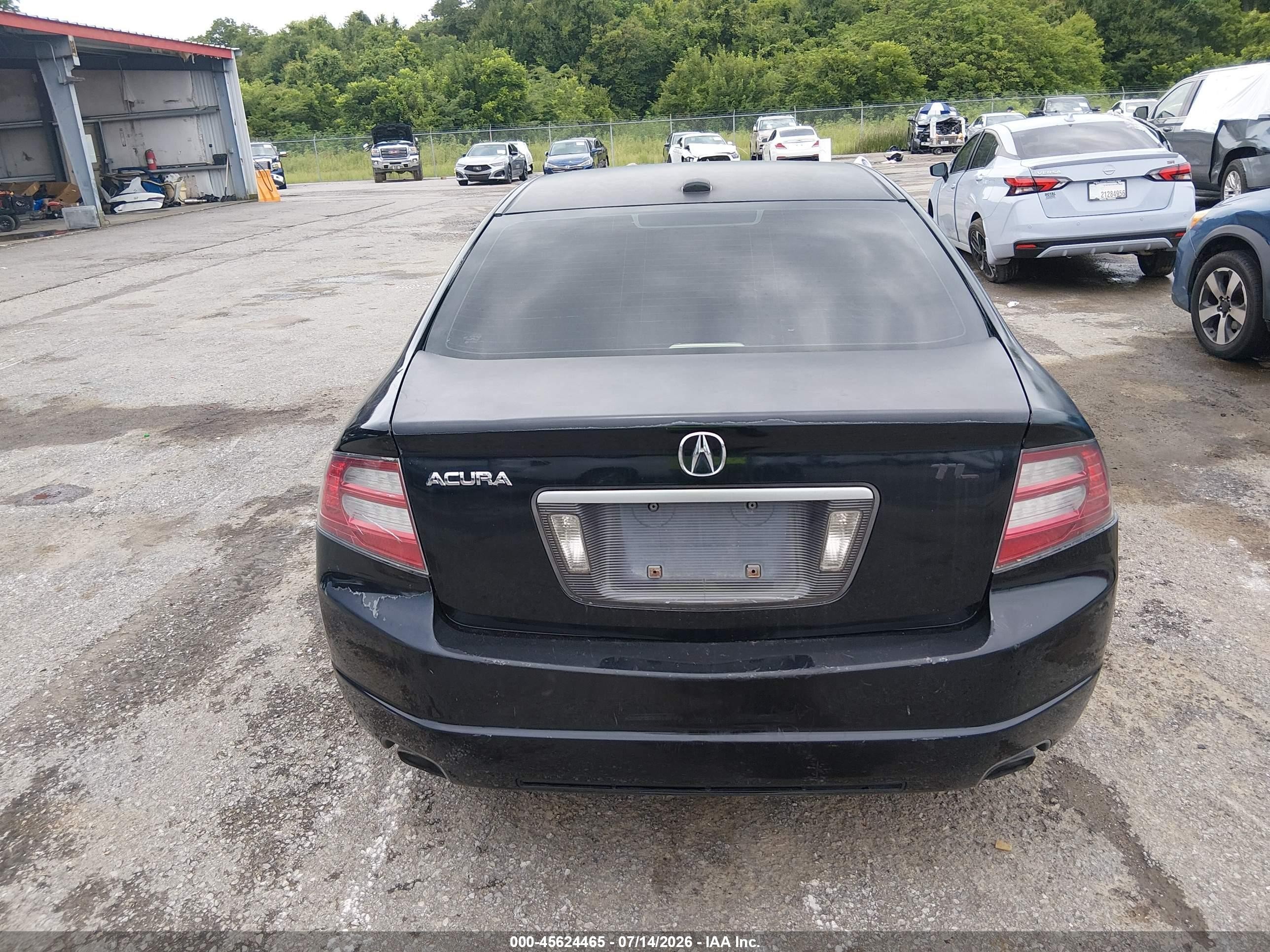 2007 Acura Tl 3.2 Черный vin: 19UUA66277A010069