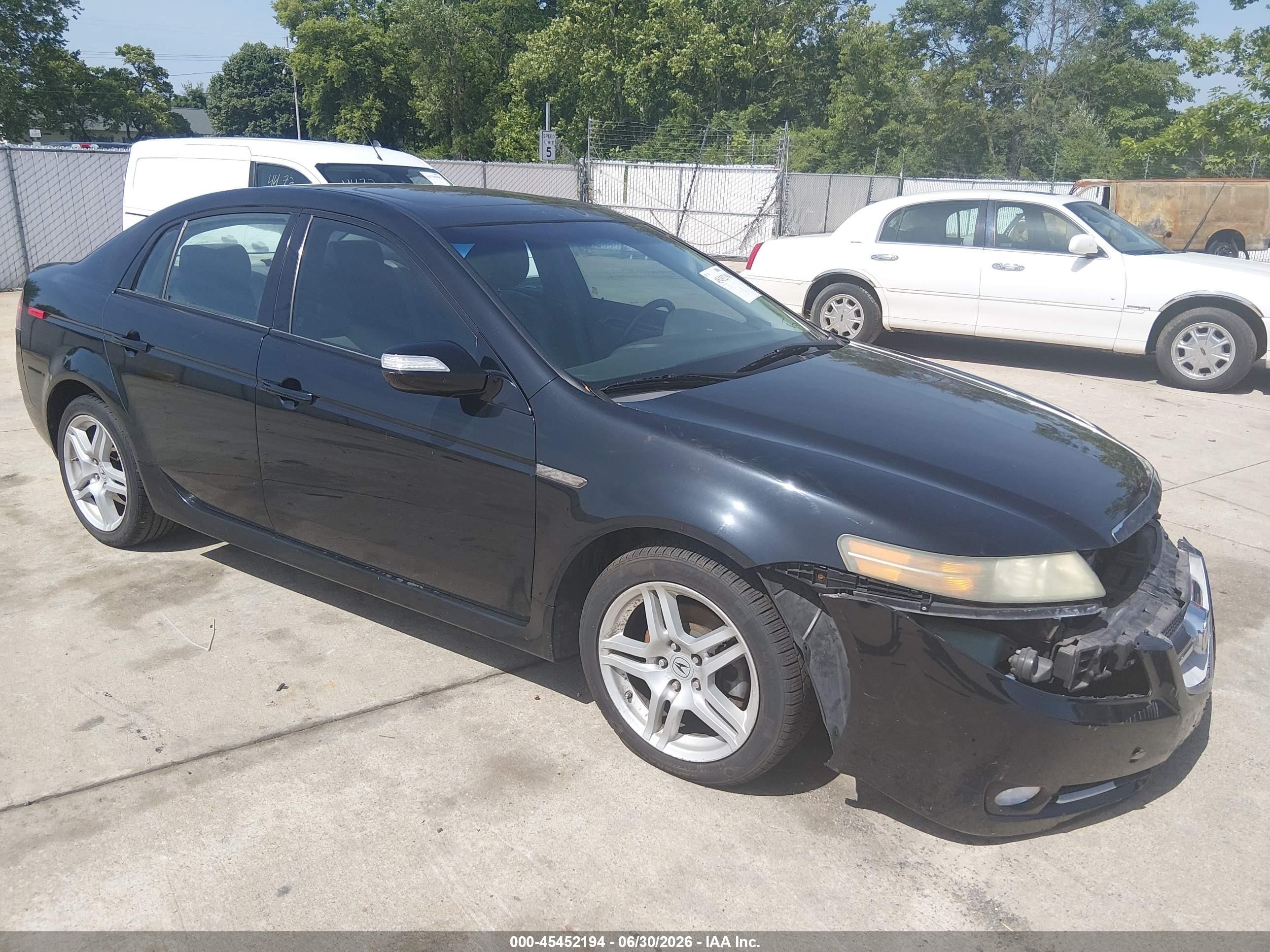 2007 Acura Tl 3.2 Черный vin: 19UUA66277A017006