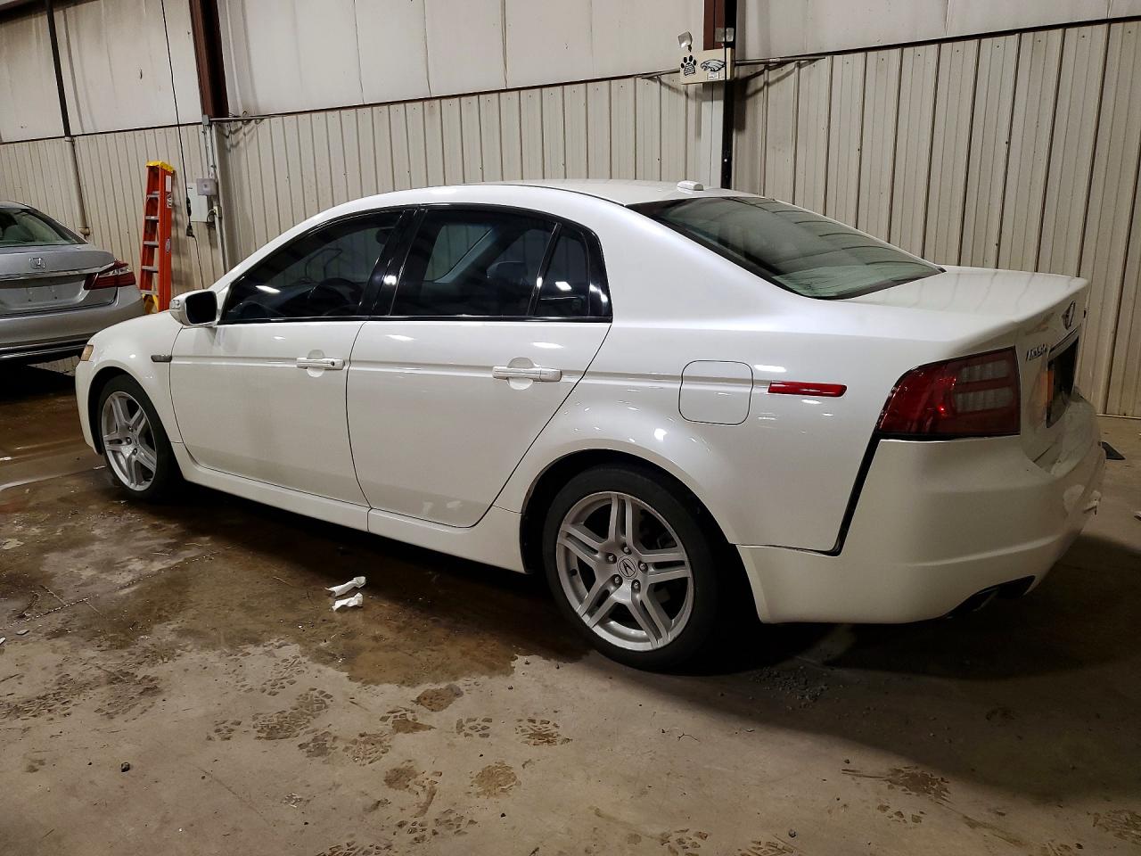 2007 Acura Tl White vin: 19UUA66277A019113