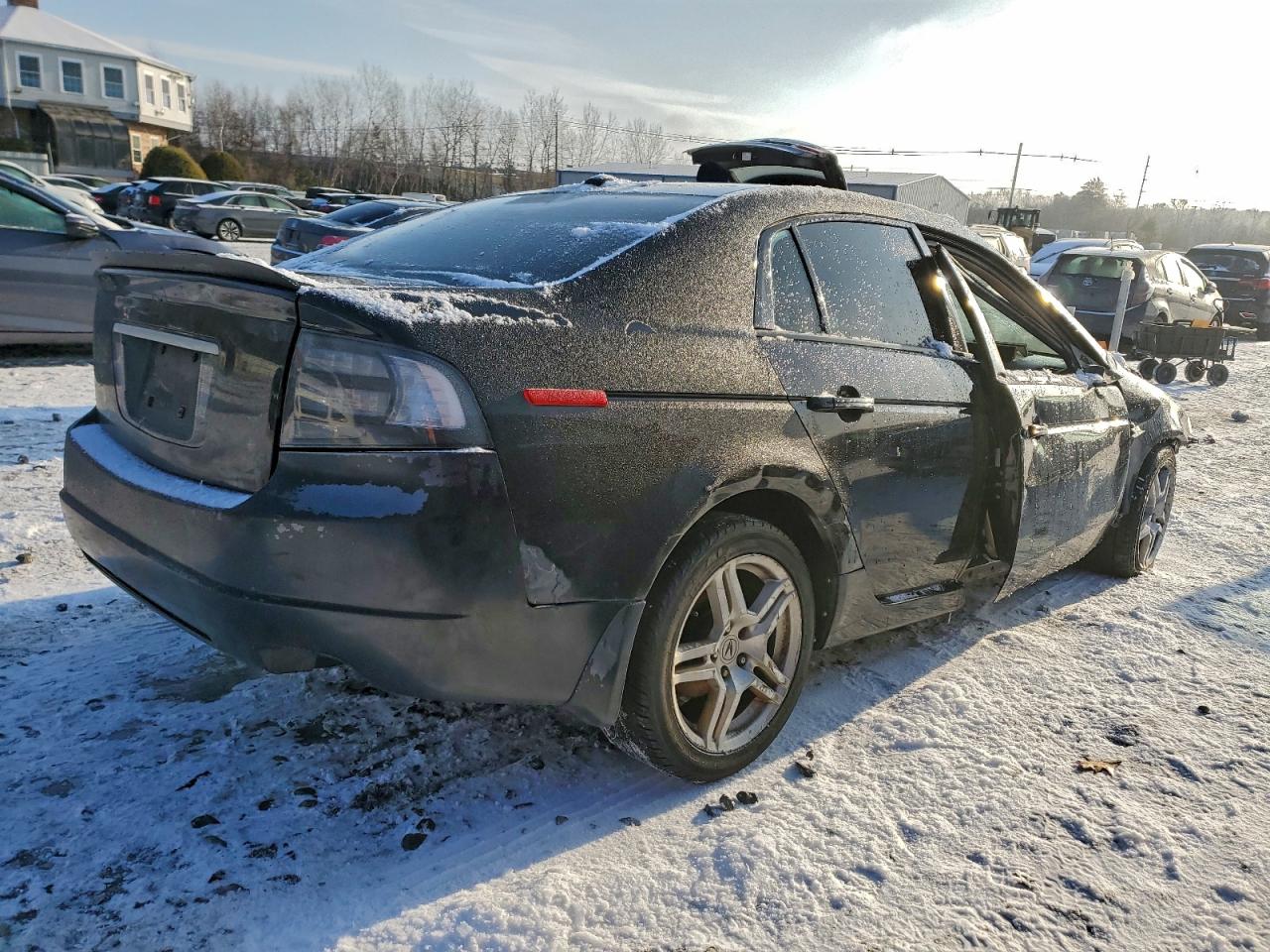 2007 Acura Tl Black vin: 19UUA66277A041113