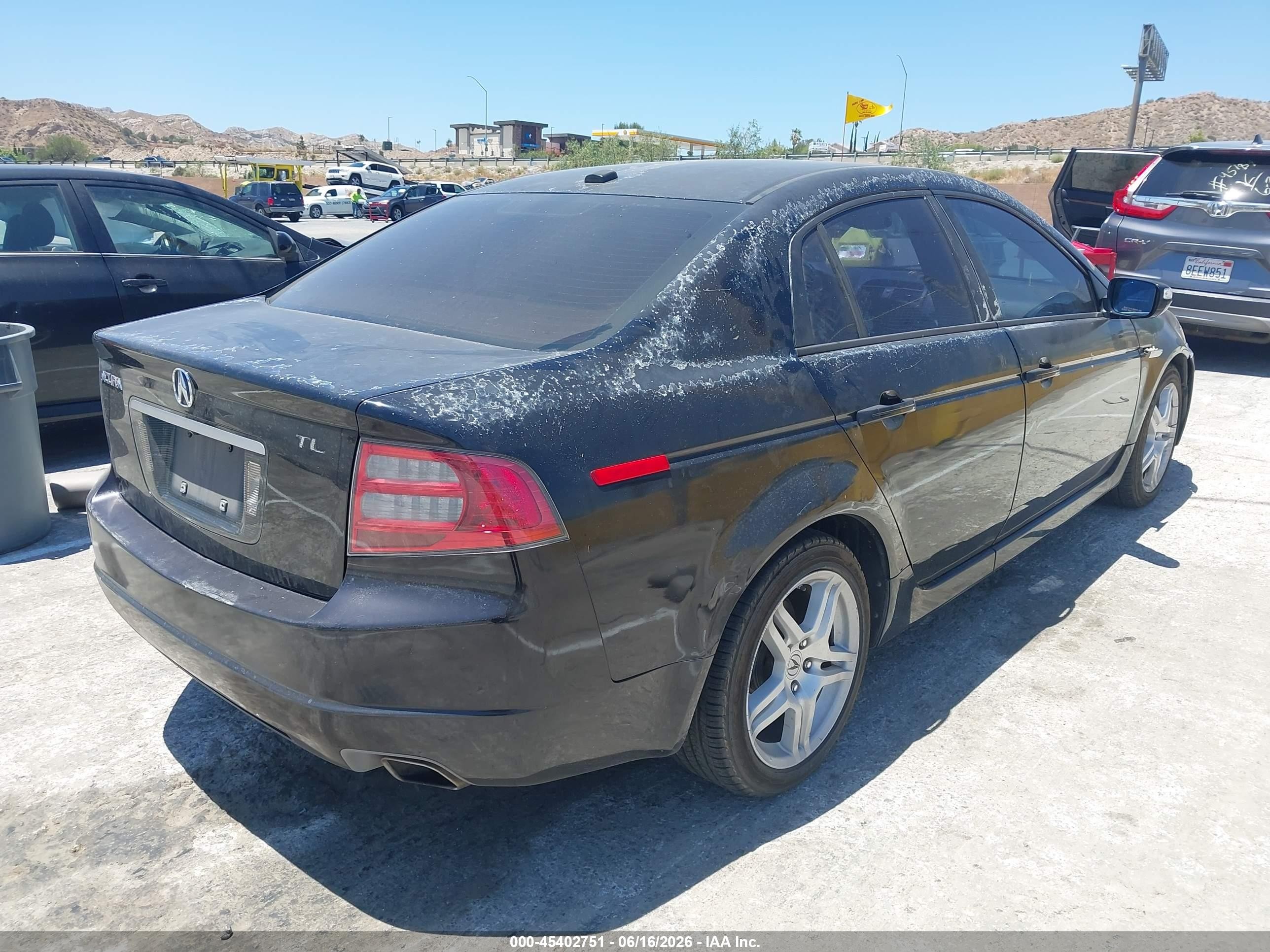2007 Acura Tl 3.2 Black vin: 19UUA66277A045047