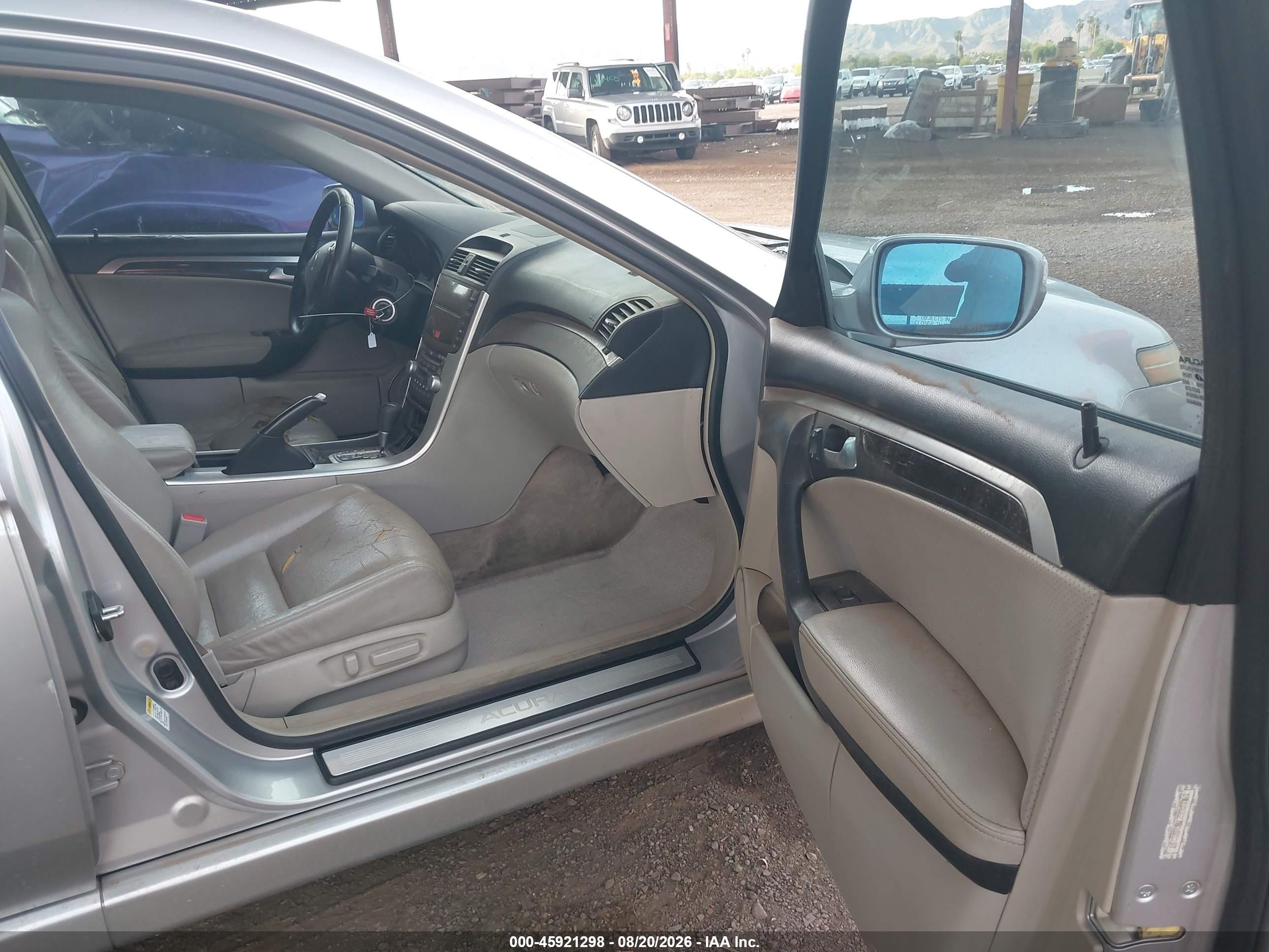2008 Acura Tl 3.2 Silver vin: 19UUA66278A003107