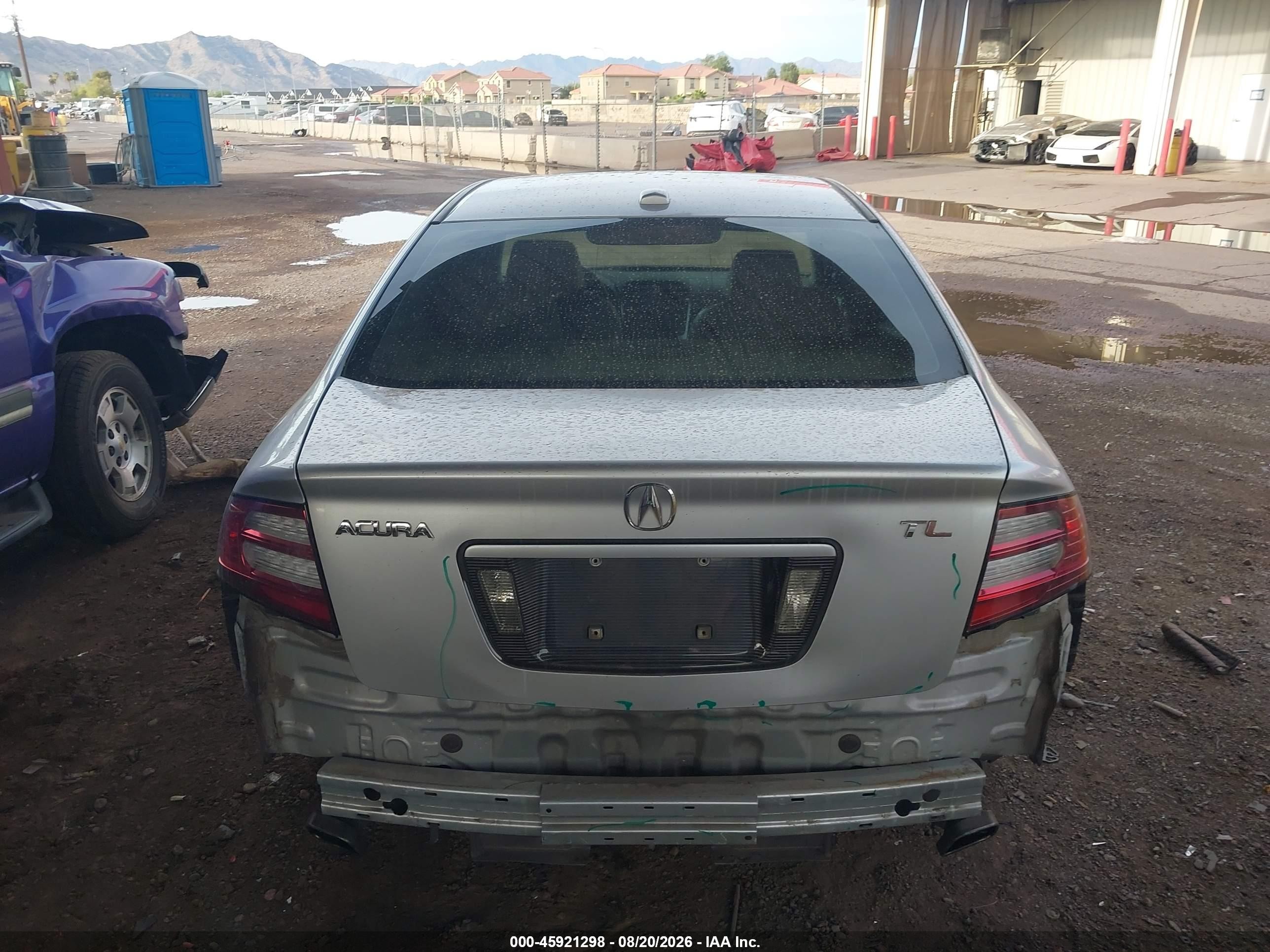 2008 Acura Tl 3.2 Silver vin: 19UUA66278A003107