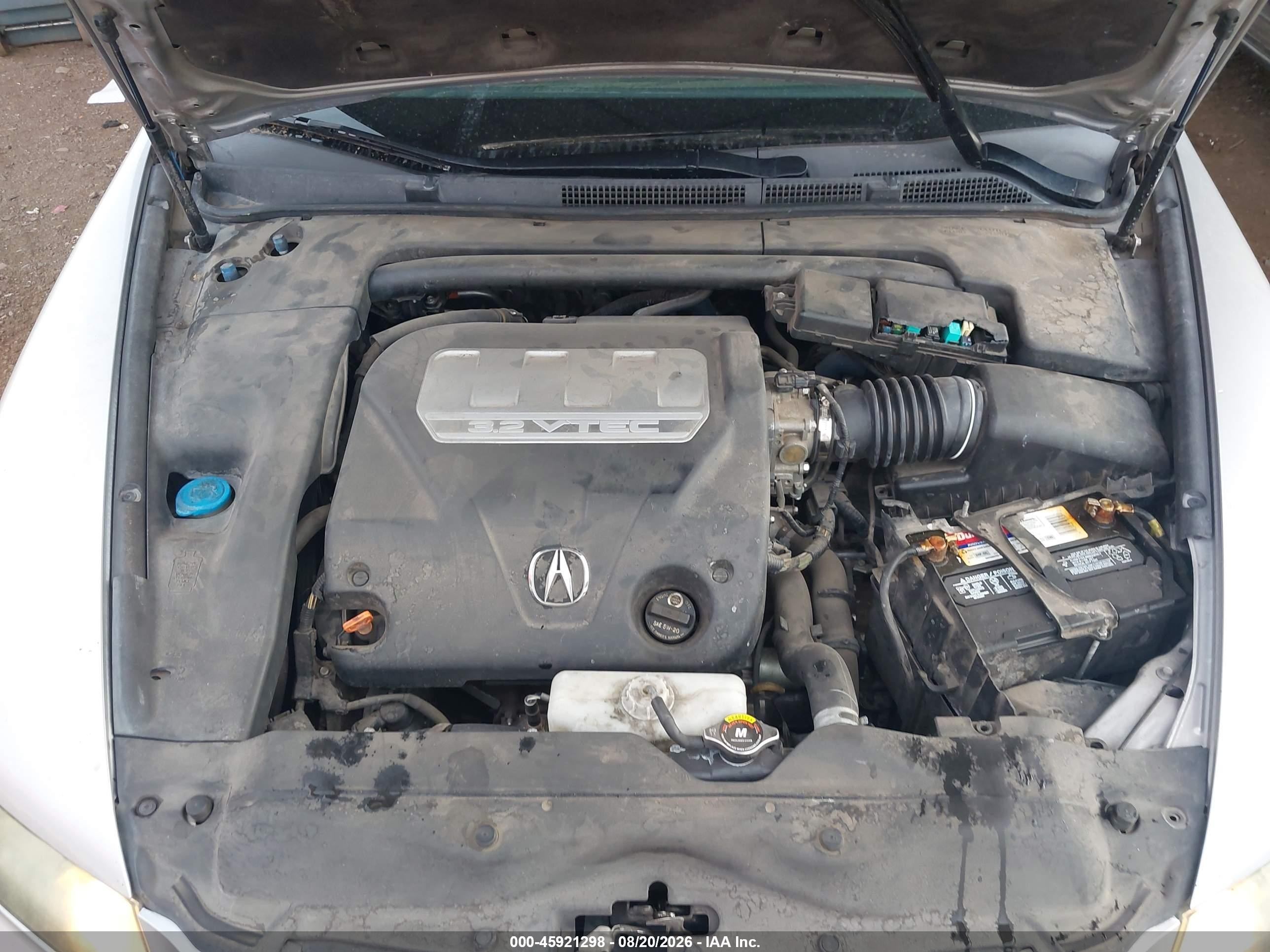 2008 Acura Tl 3.2 Silver vin: 19UUA66278A003107