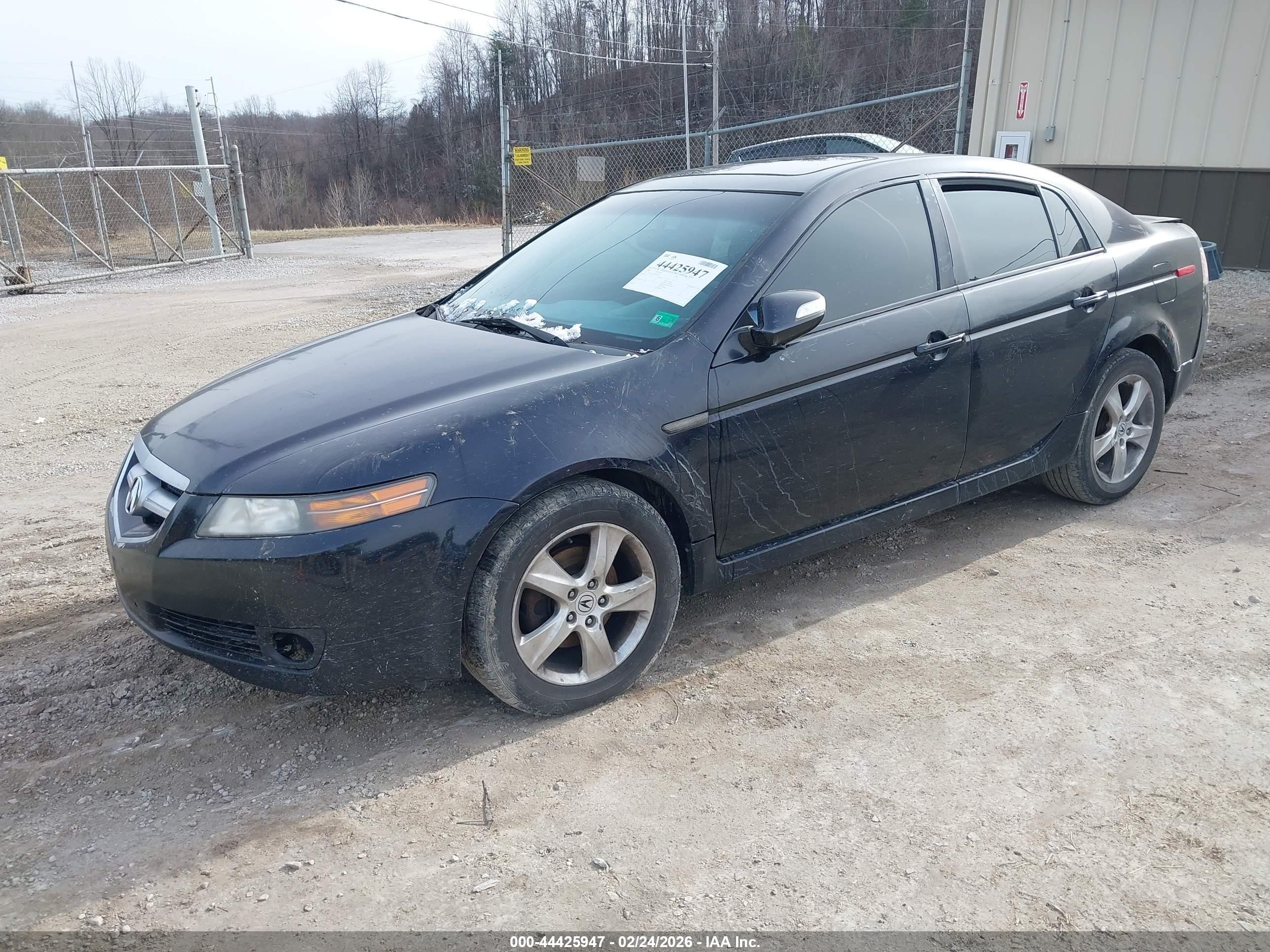 2008 Acura Tl 3.2 Black vin: 19UUA66278A006525