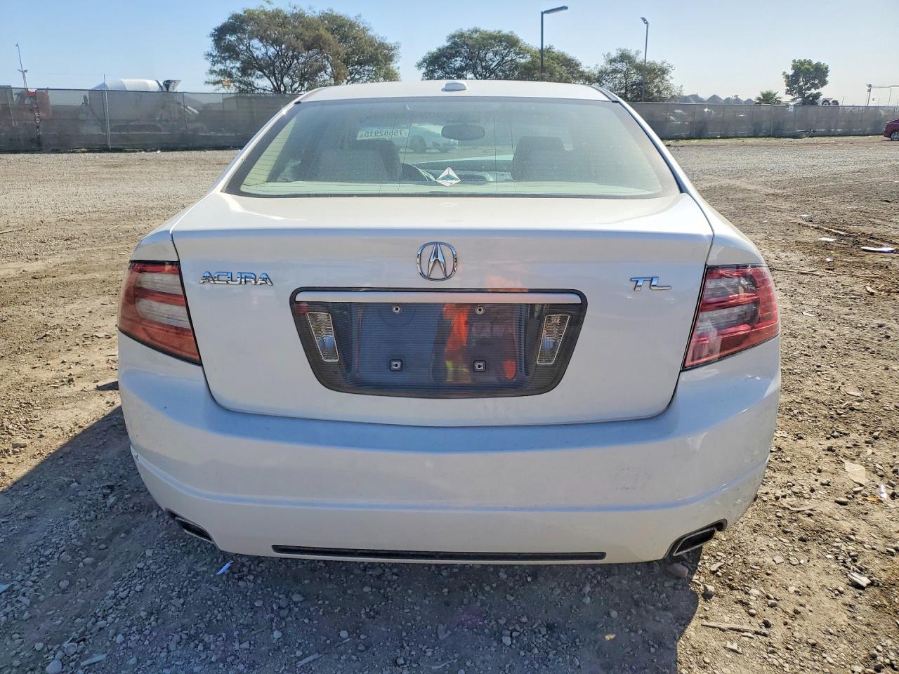 2008 Acura Tl White vin: 19UUA66278A018383