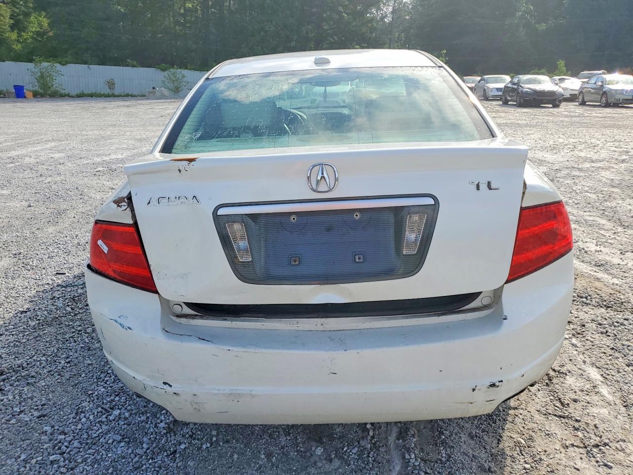2004 Acura Tl White vin: 19UUA66284A012800
