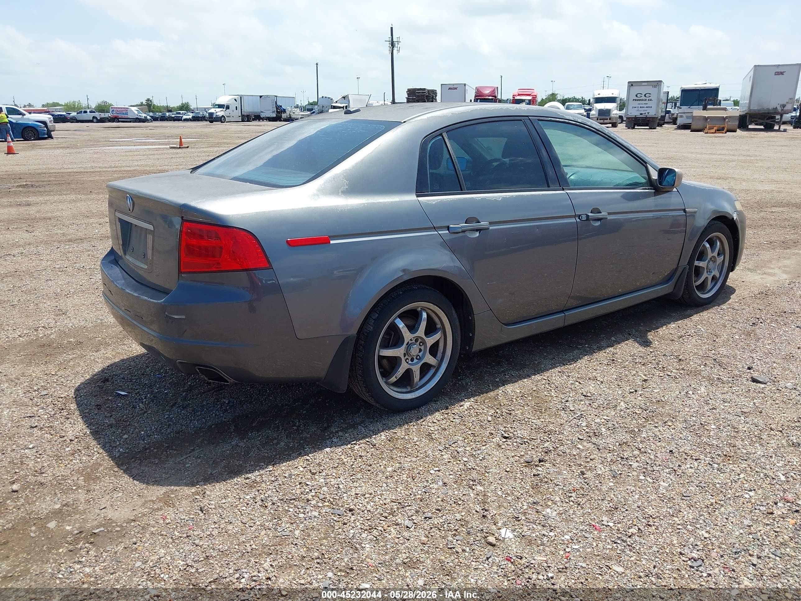 2004 Acura Tl   Gray vin: 19UUA66284A033128