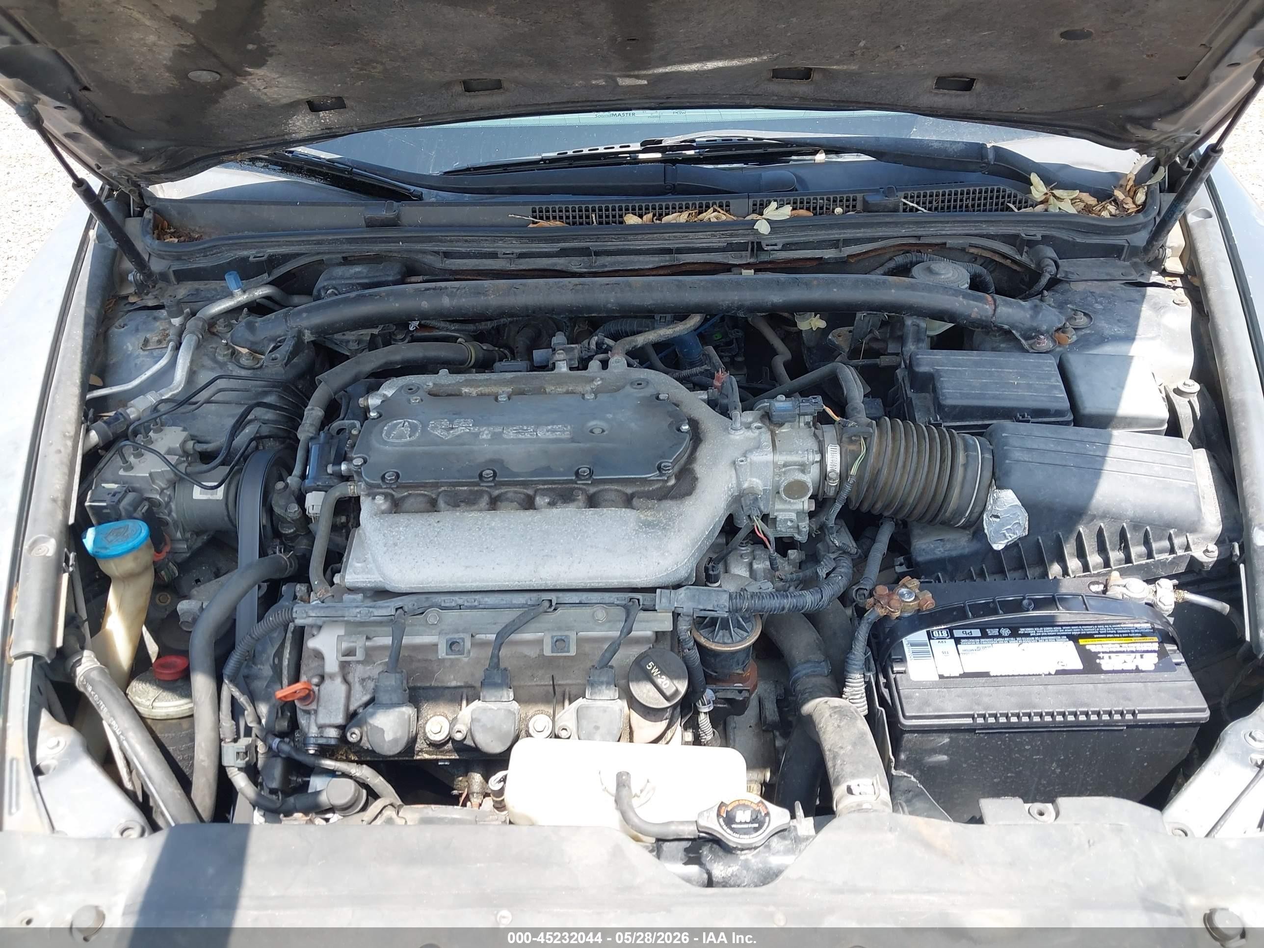 2004 Acura Tl   Gray vin: 19UUA66284A033128