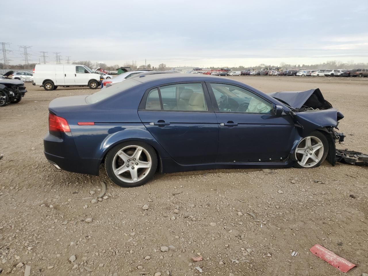 2004 Acura Tl Blue vin: 19UUA66284A034408