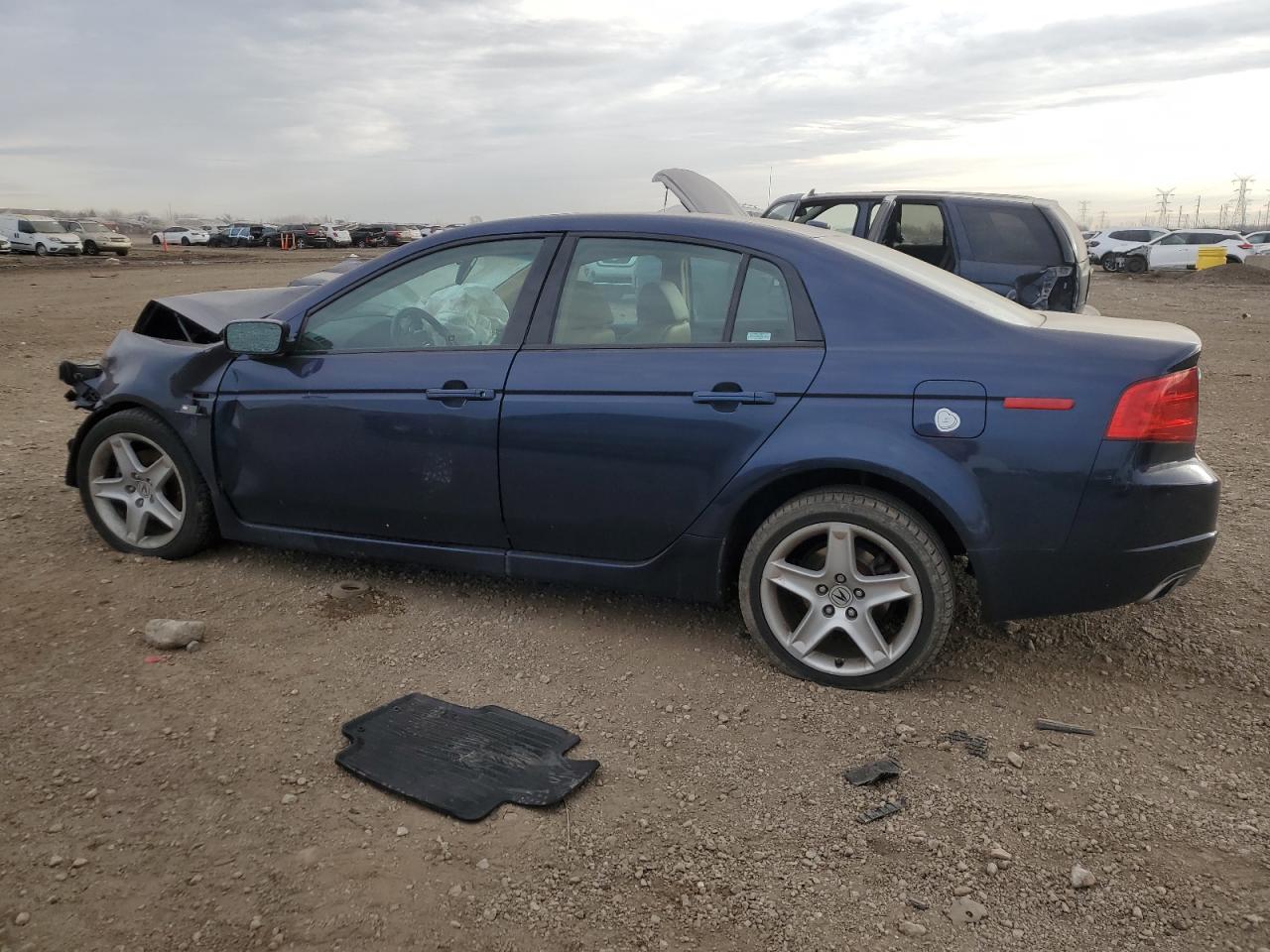 2004 Acura Tl Blue vin: 19UUA66284A034408