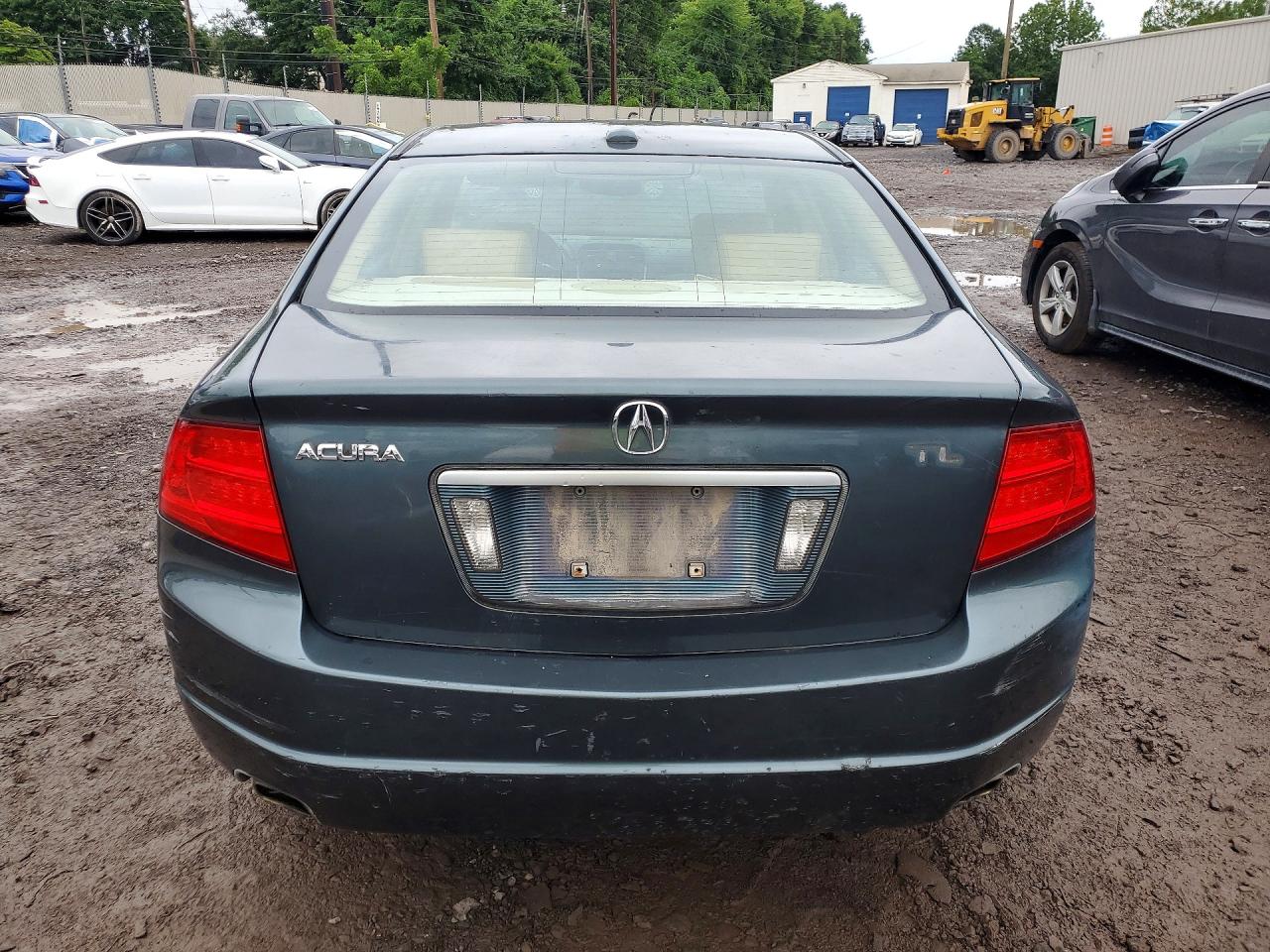 2005 Acura Tl Gray vin: 19UUA66285A016394
