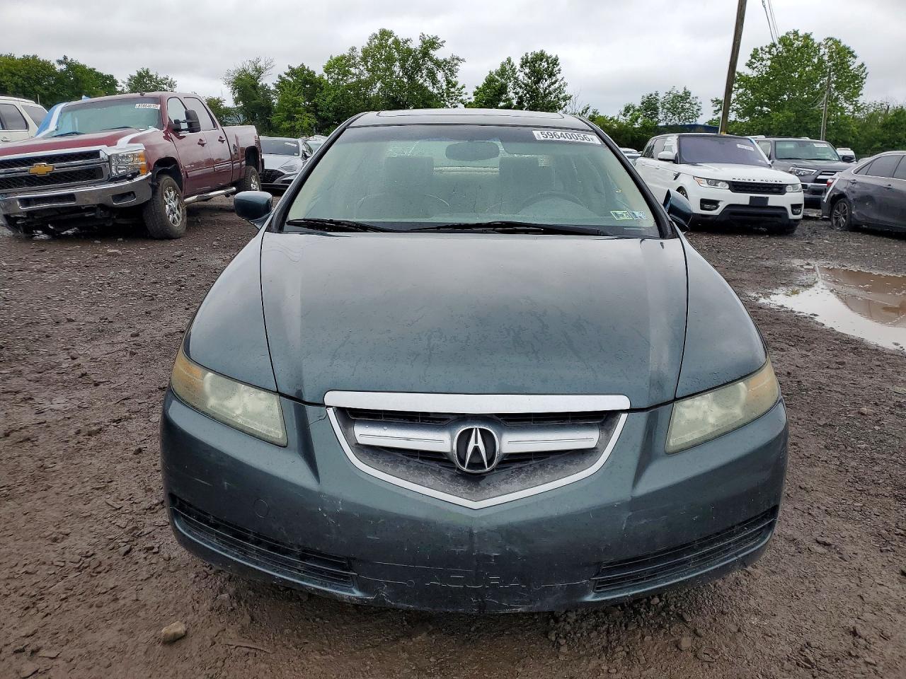 2005 Acura Tl Gray vin: 19UUA66285A016394
