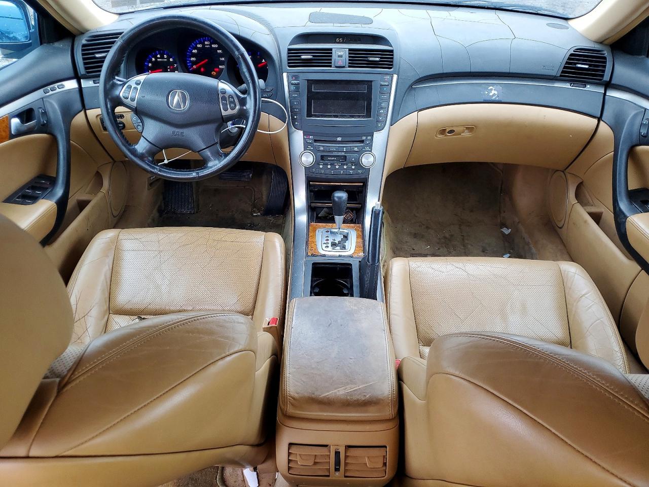 2005 Acura Tl Gray vin: 19UUA66285A016394