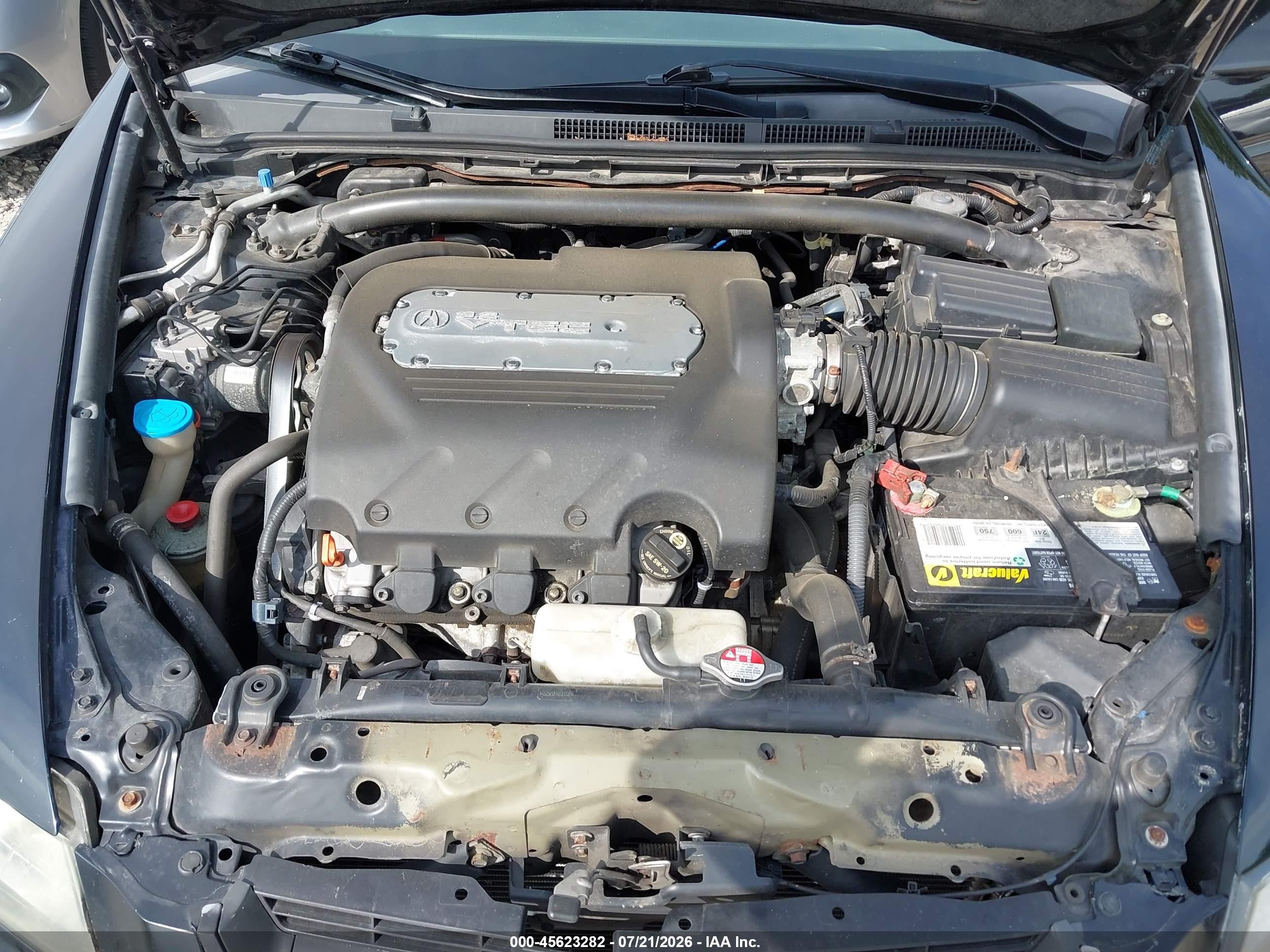 2005 Acura Tl   Black vin: 19UUA66285A040467