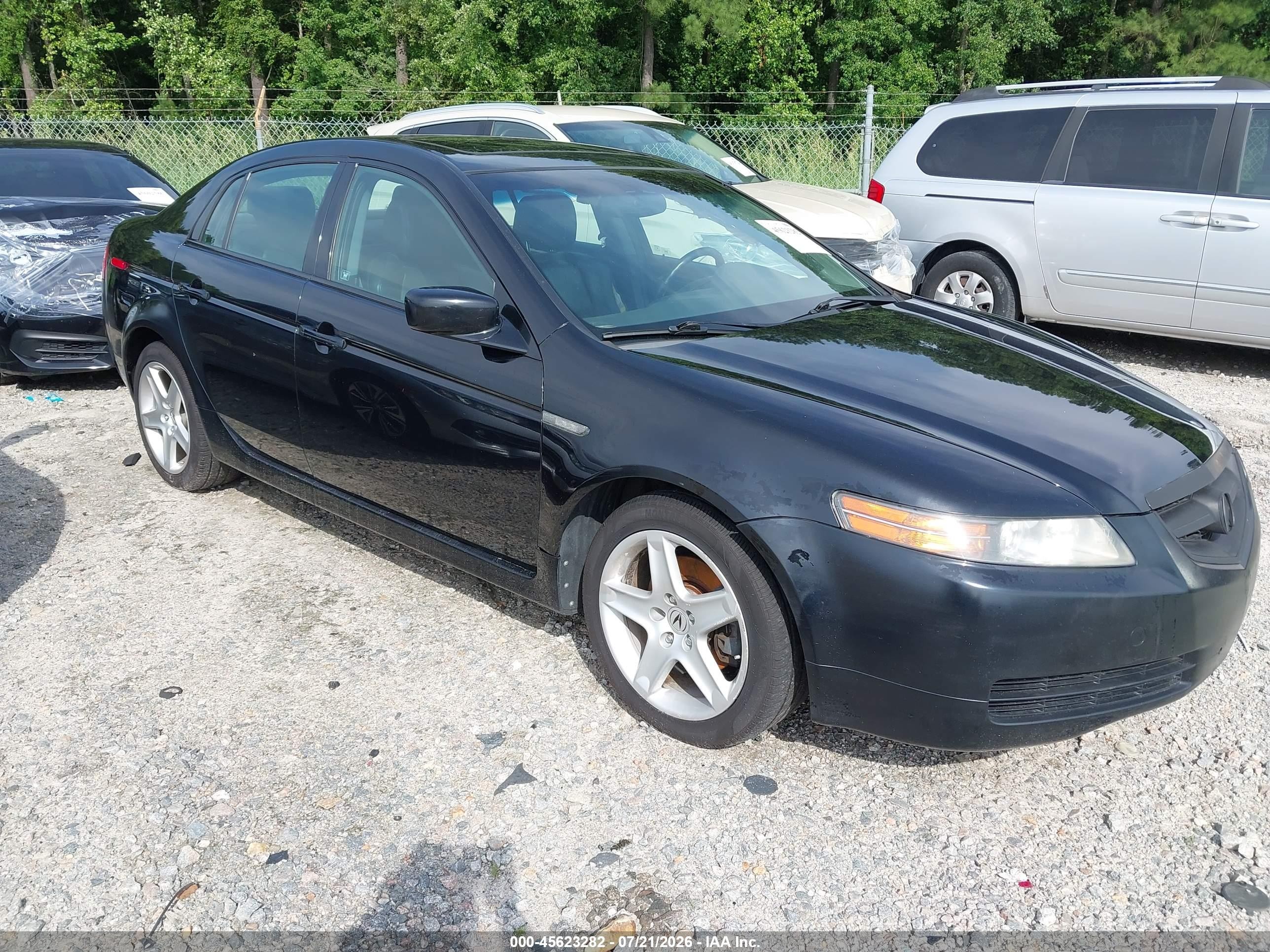 2005 Acura Tl   Black vin: 19UUA66285A040467