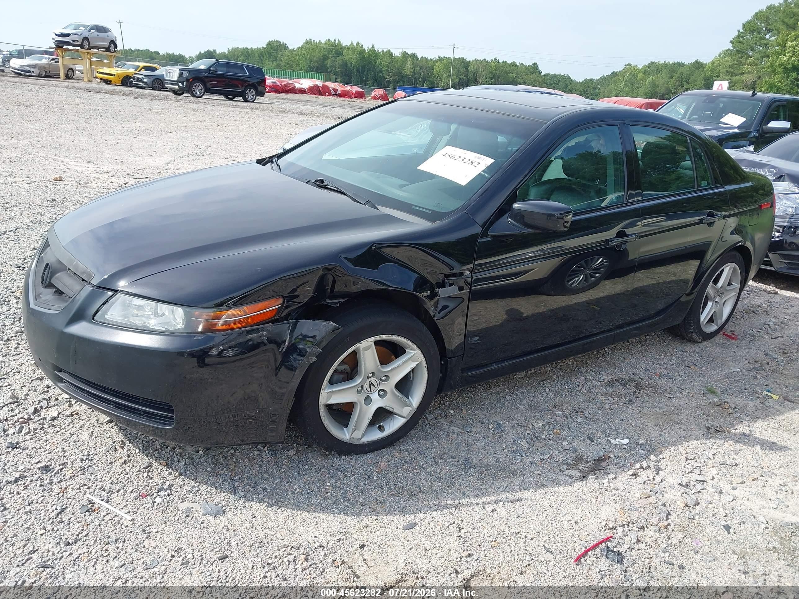 2005 Acura Tl   Black vin: 19UUA66285A040467