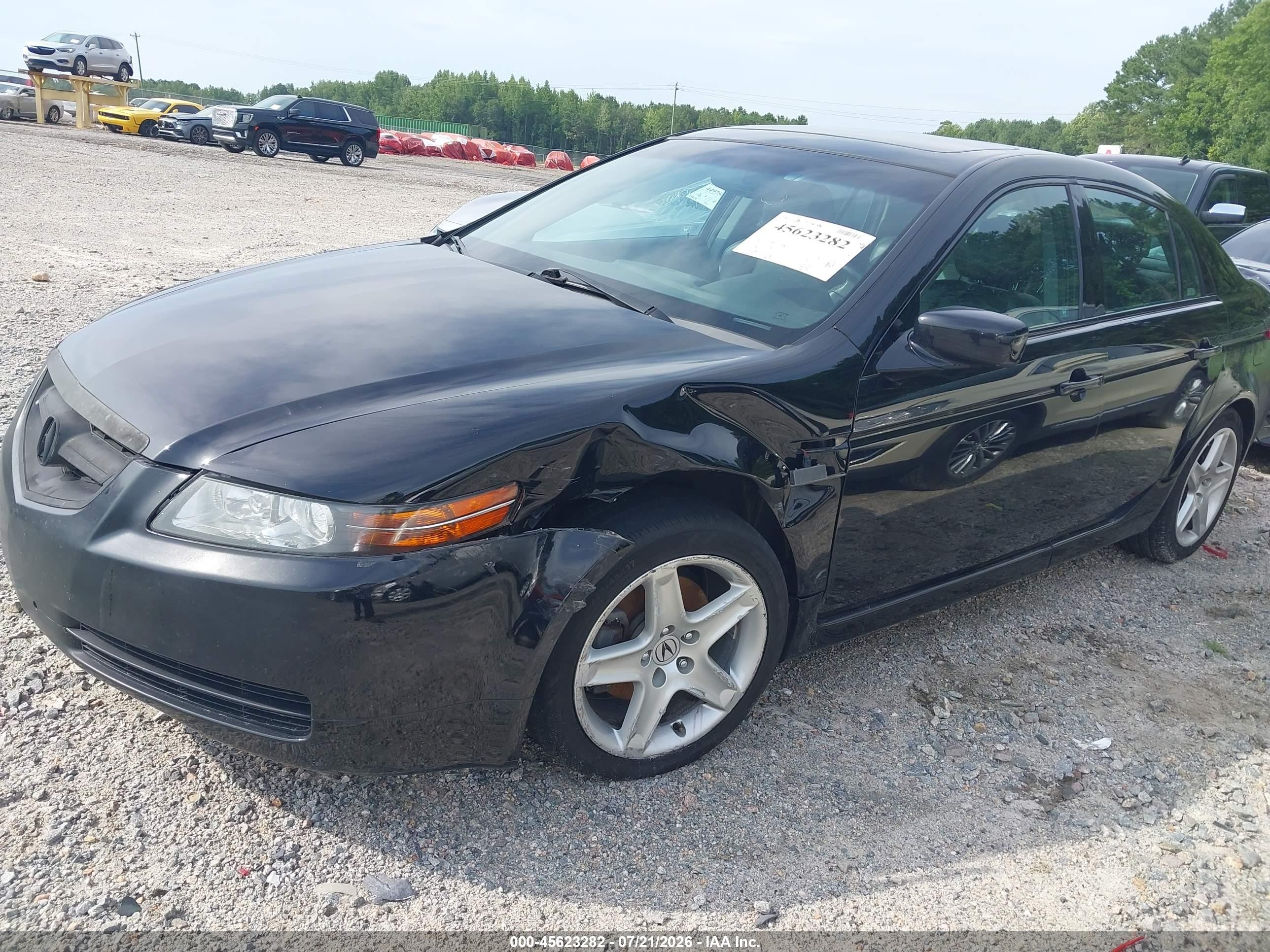 2005 Acura Tl   Black vin: 19UUA66285A040467