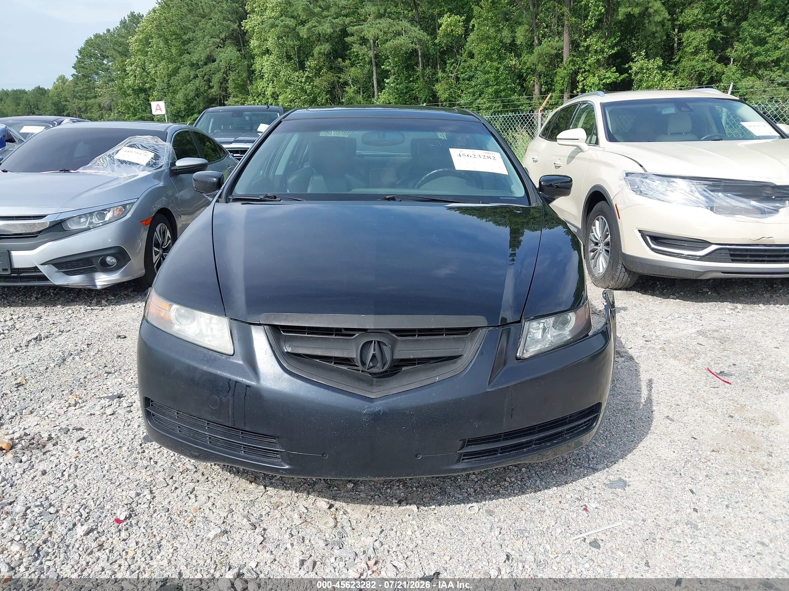 2005 Acura Tl   Black vin: 19UUA66285A040467