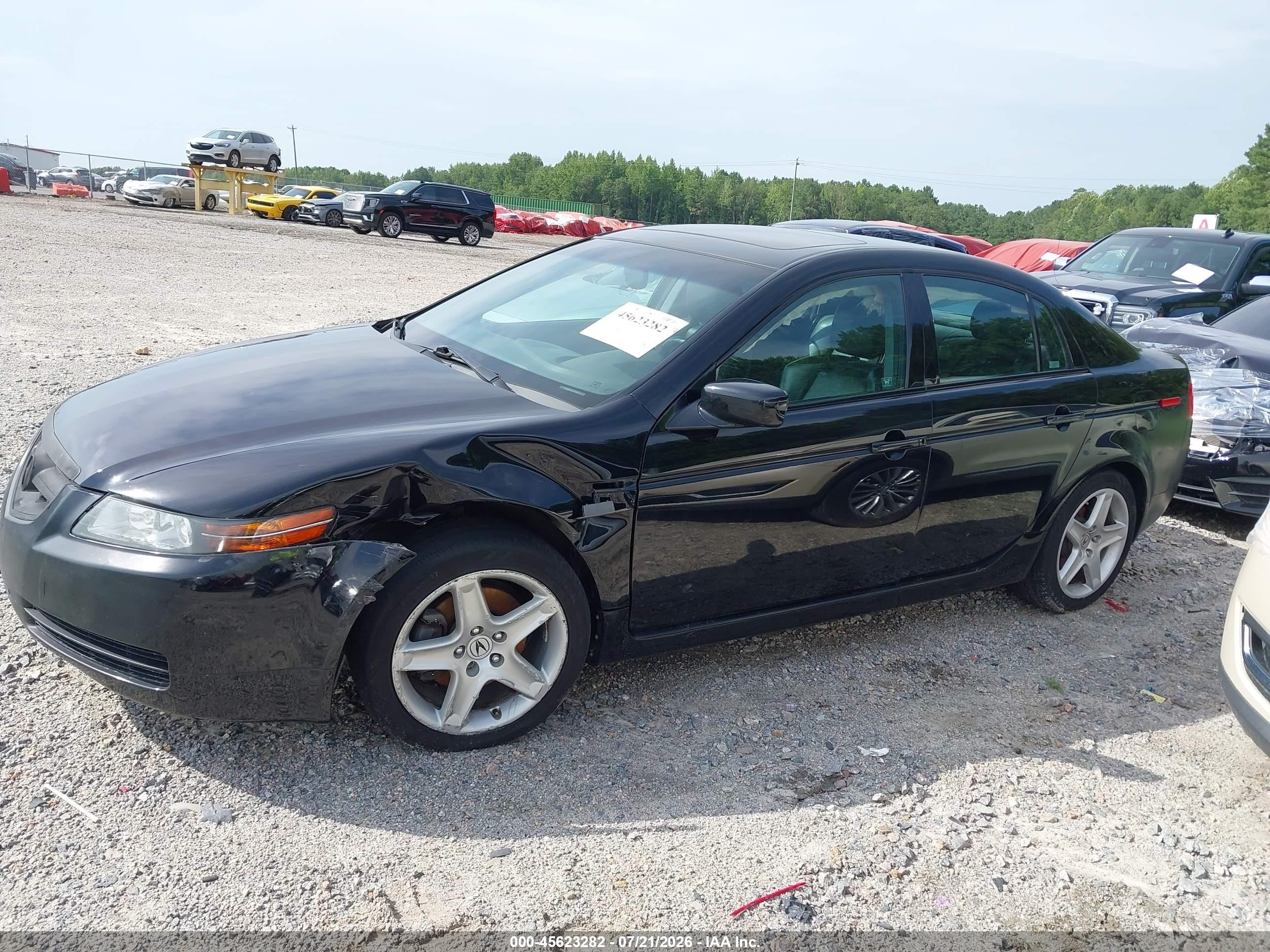 2005 Acura Tl   Black vin: 19UUA66285A040467
