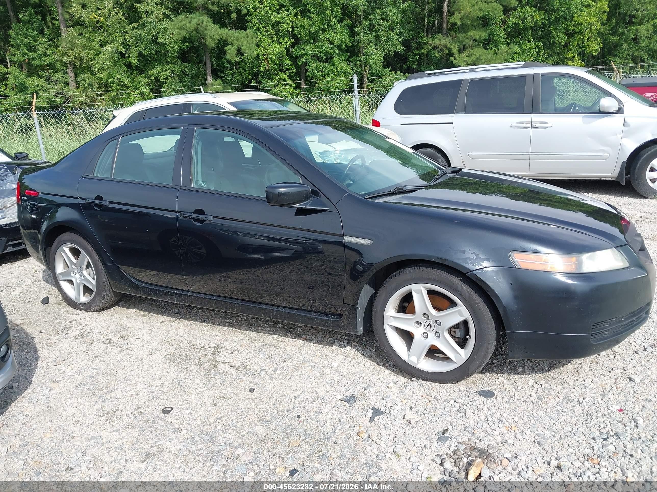 2005 Acura Tl   Black vin: 19UUA66285A040467