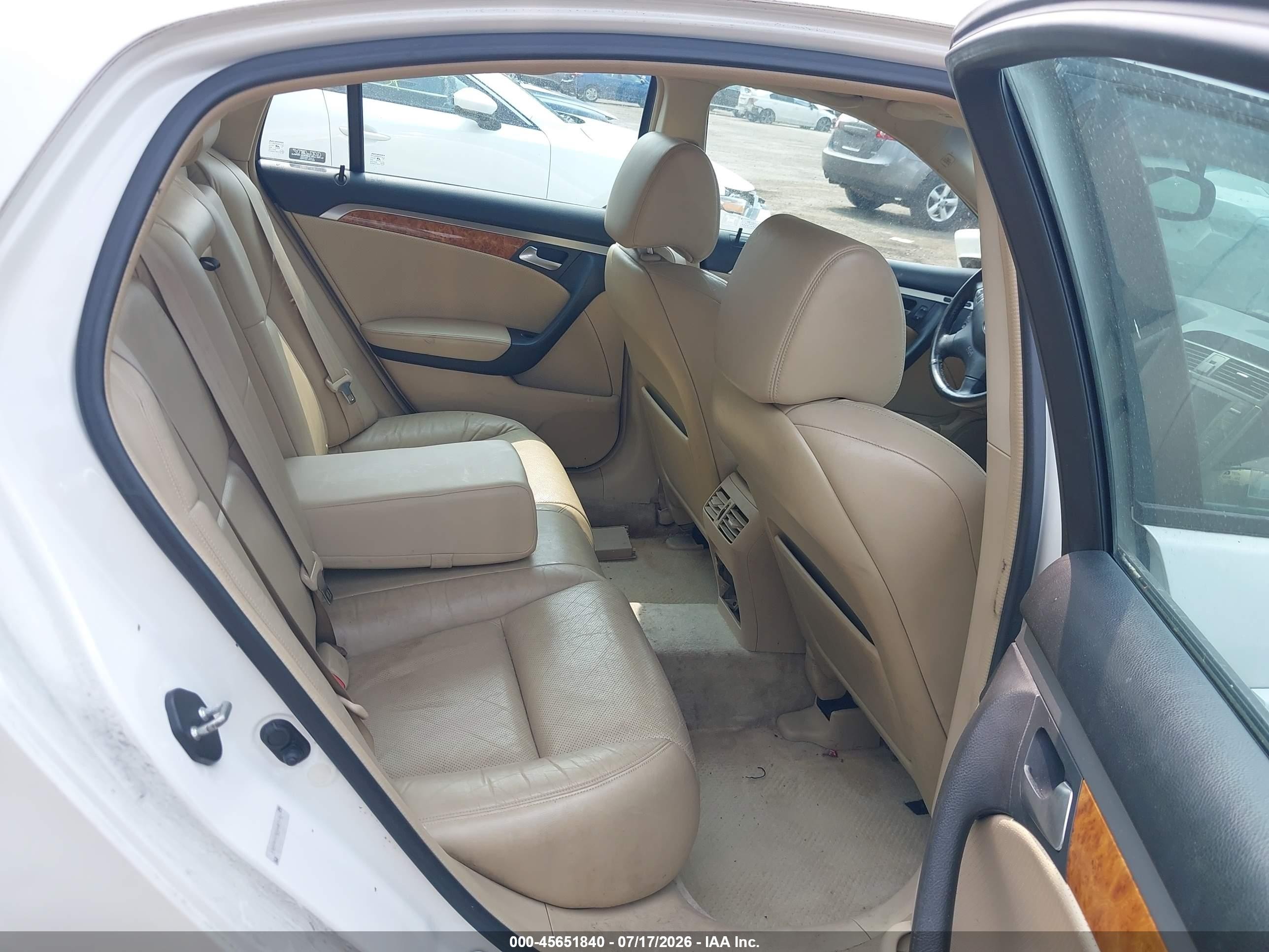 2005 Acura Tl Белый vin: 19UUA66285A043191