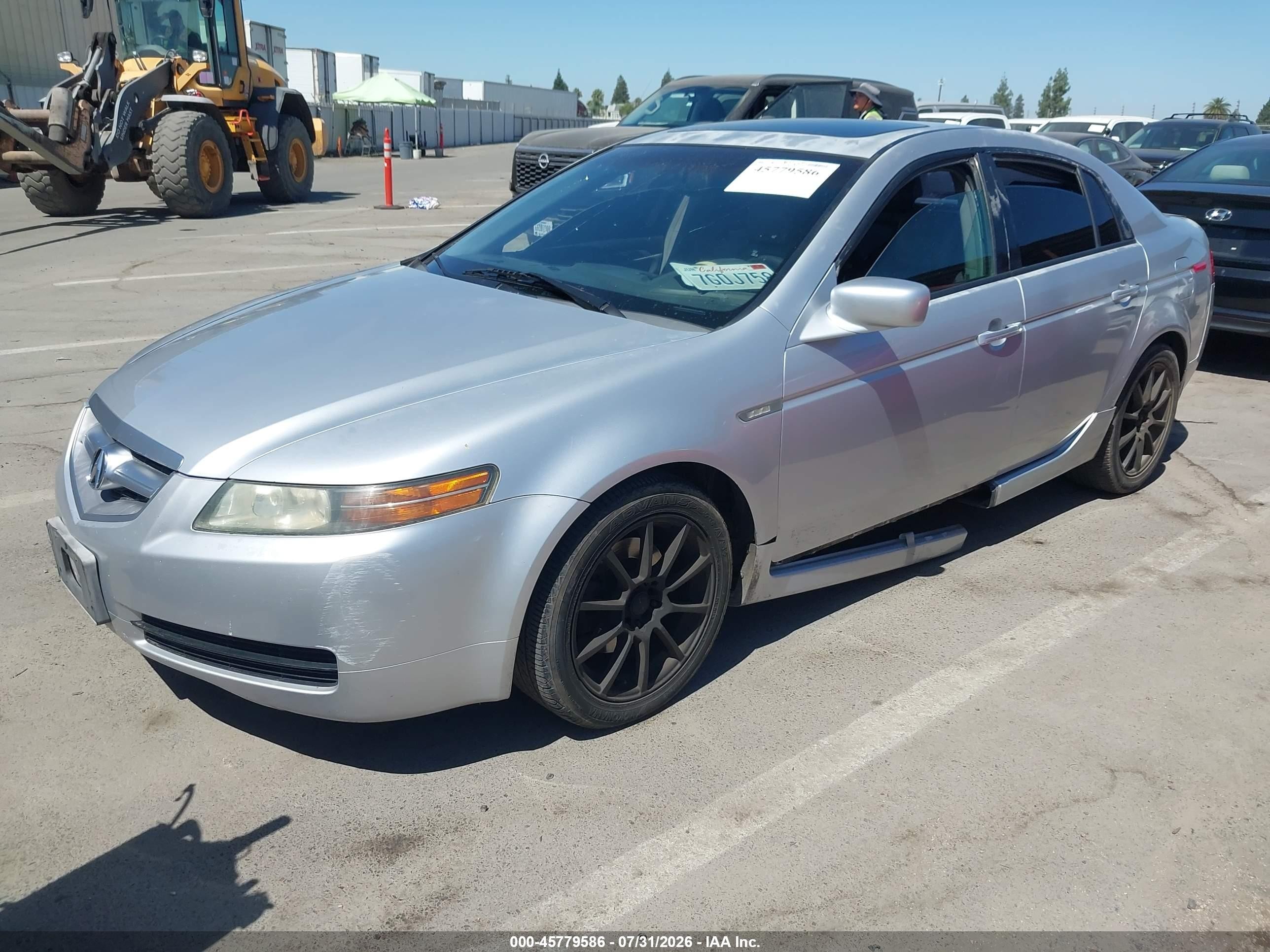 2005 Acura Tl   Silver vin: 19UUA66285A049489
