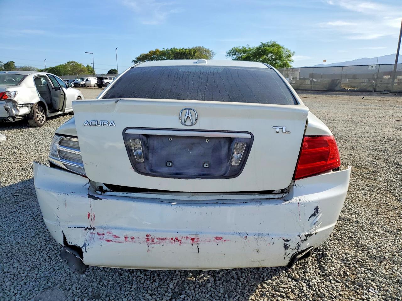 2005 Acura Tl White vin: 19UUA66285A059407
